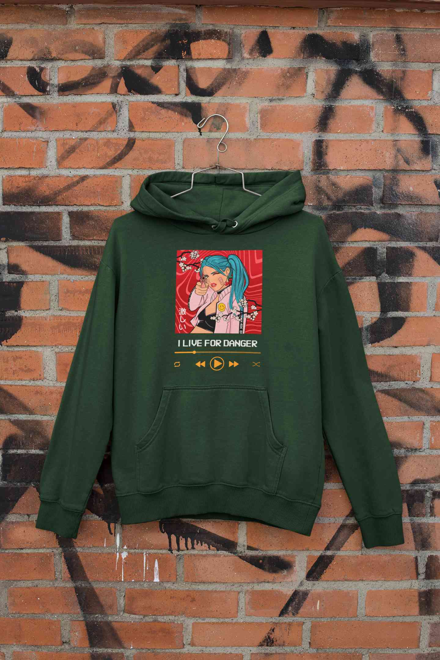I Live For Danger Hoodies for Women-FunkyTeesClub