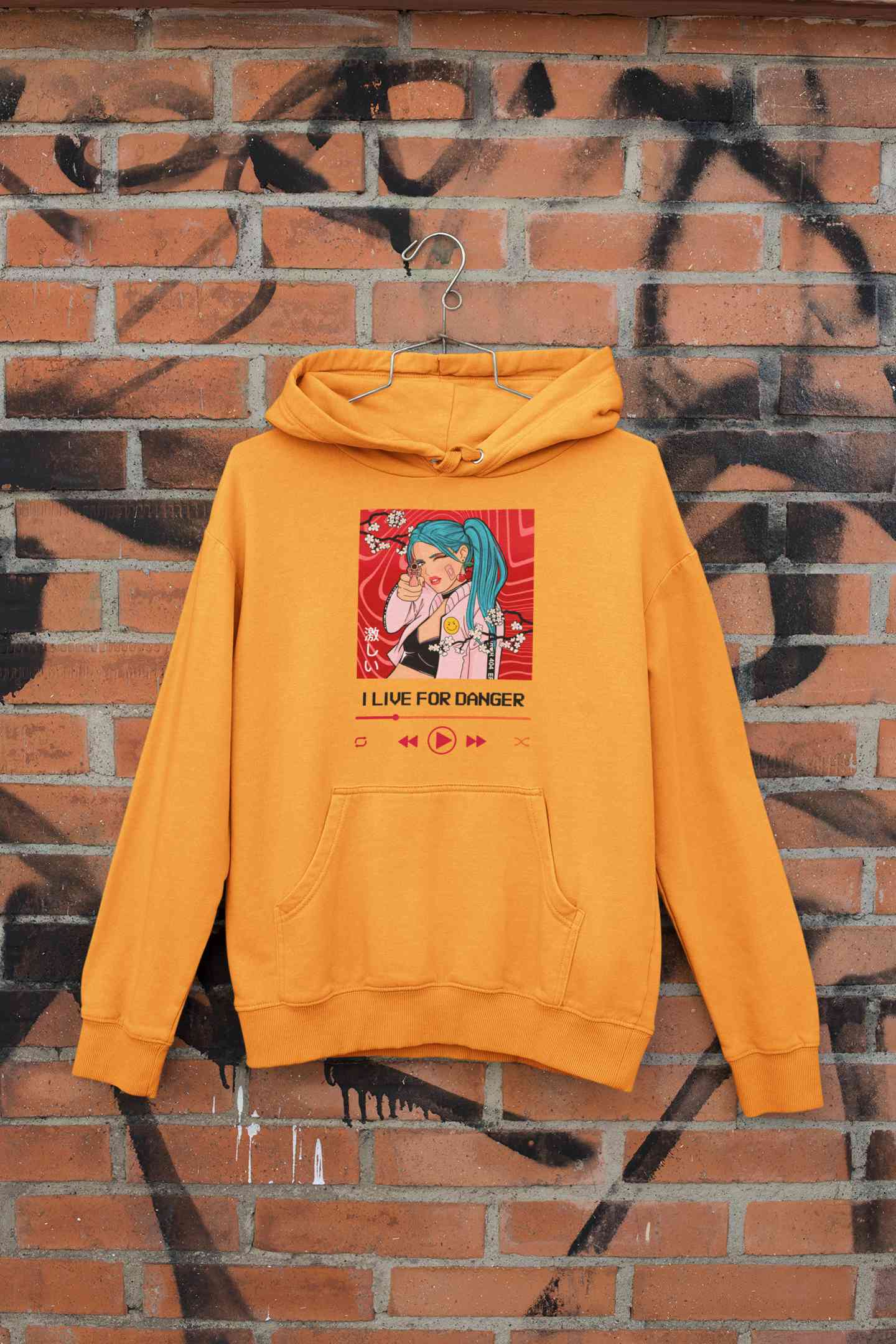 I Live For Danger Hoodies for Women-FunkyTeesClub
