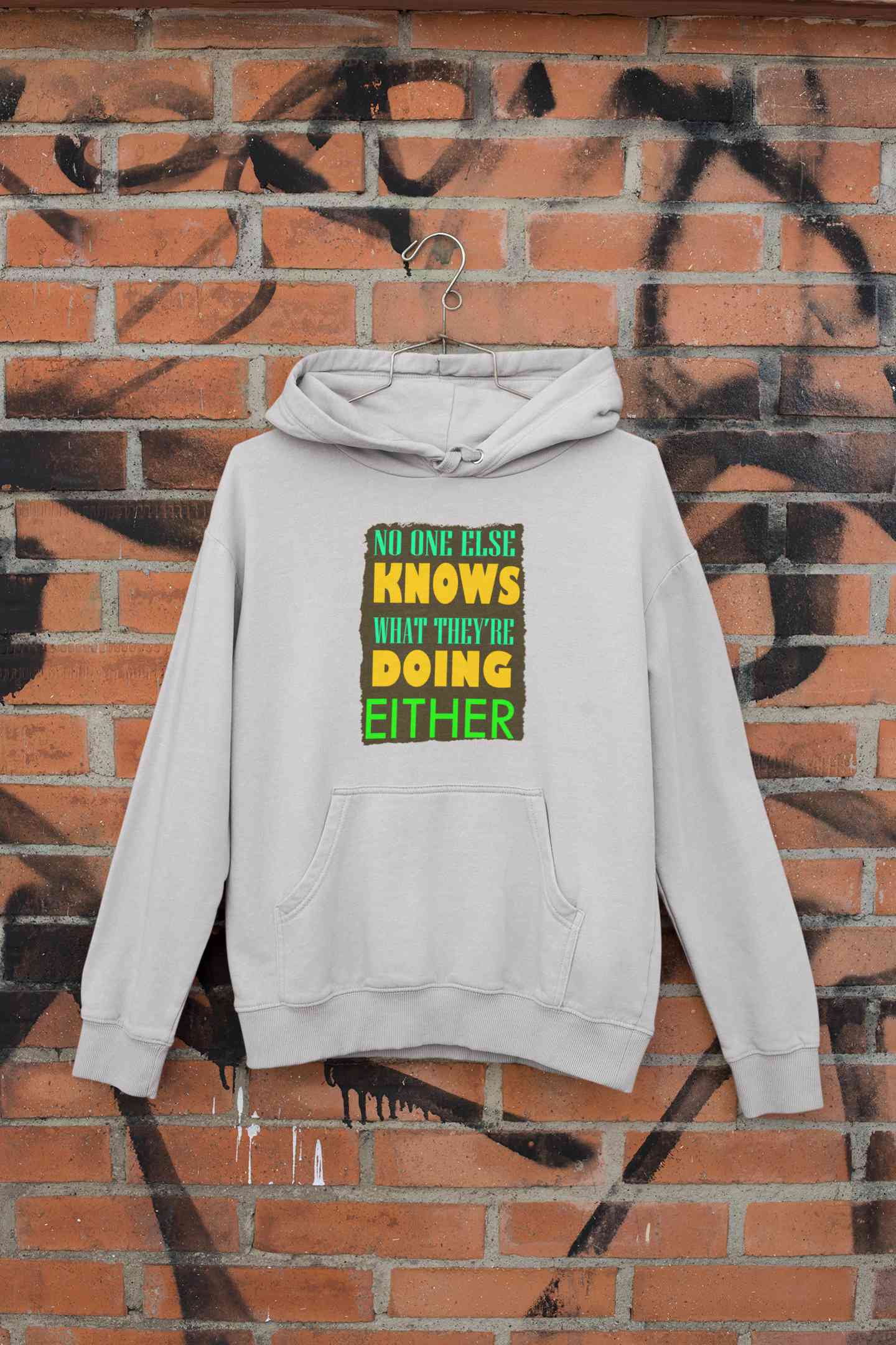 No One Knows Men Hoodies-FunkyTeesClub