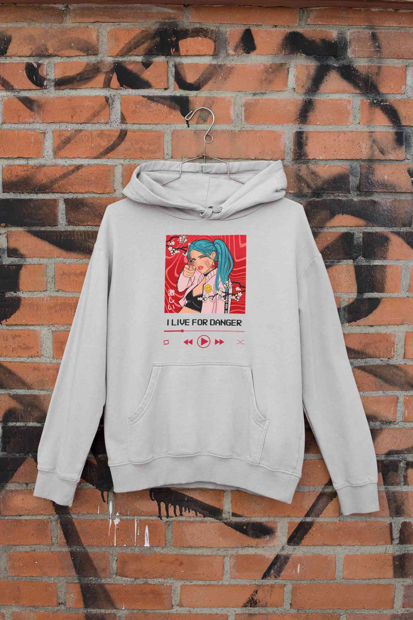 I Live For Danger Hoodies for Women-FunkyTeesClub