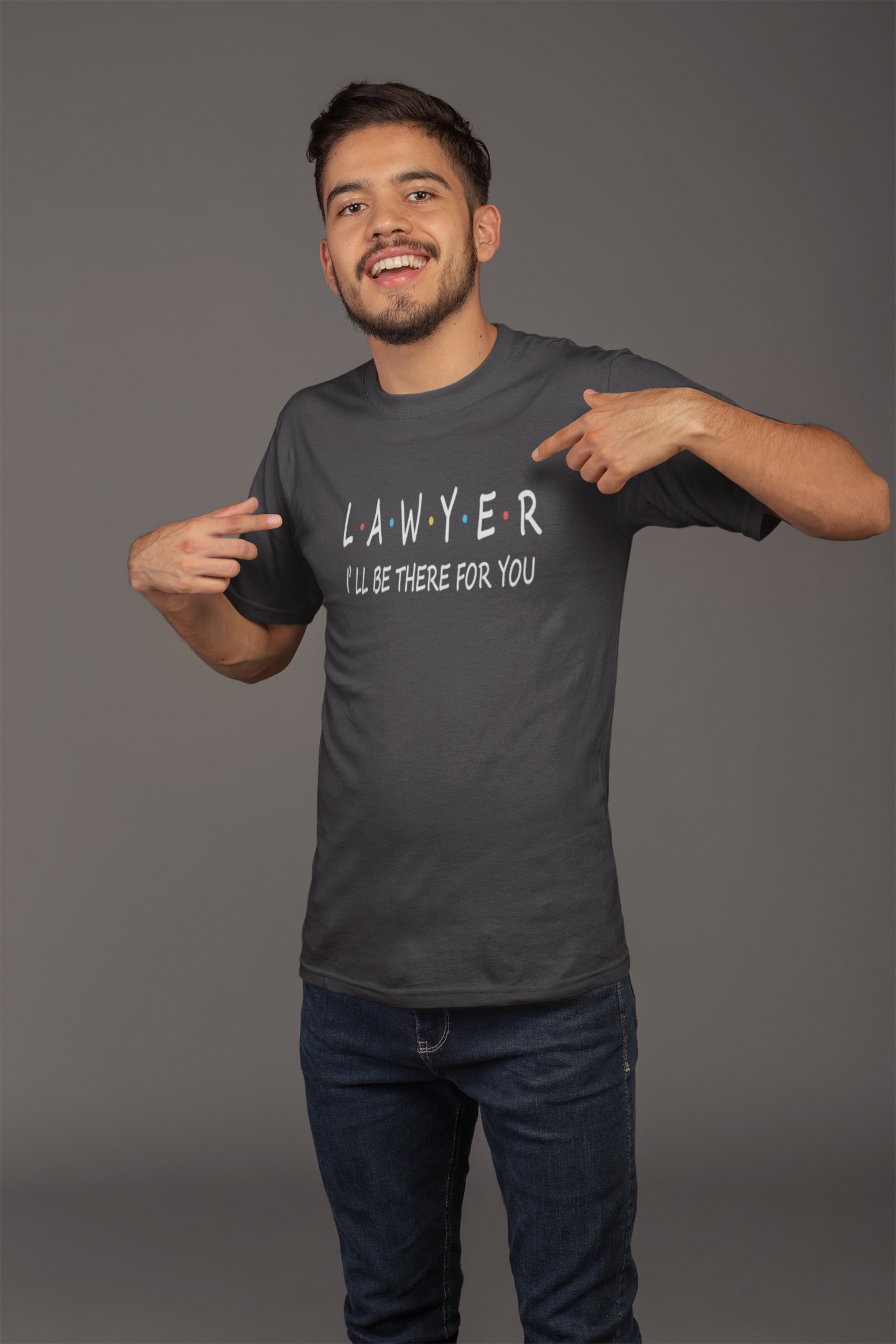 Lawyer I Will Be Their For You Mens Half Sleeves T-shirt- FunkyTeesClub
