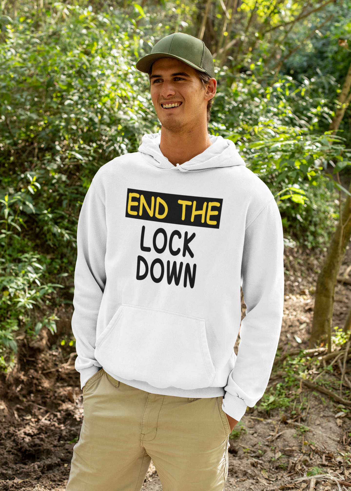 Anti Lockdown End The Lockdown Anti Government Men Hoodies-FunkyTeesClub