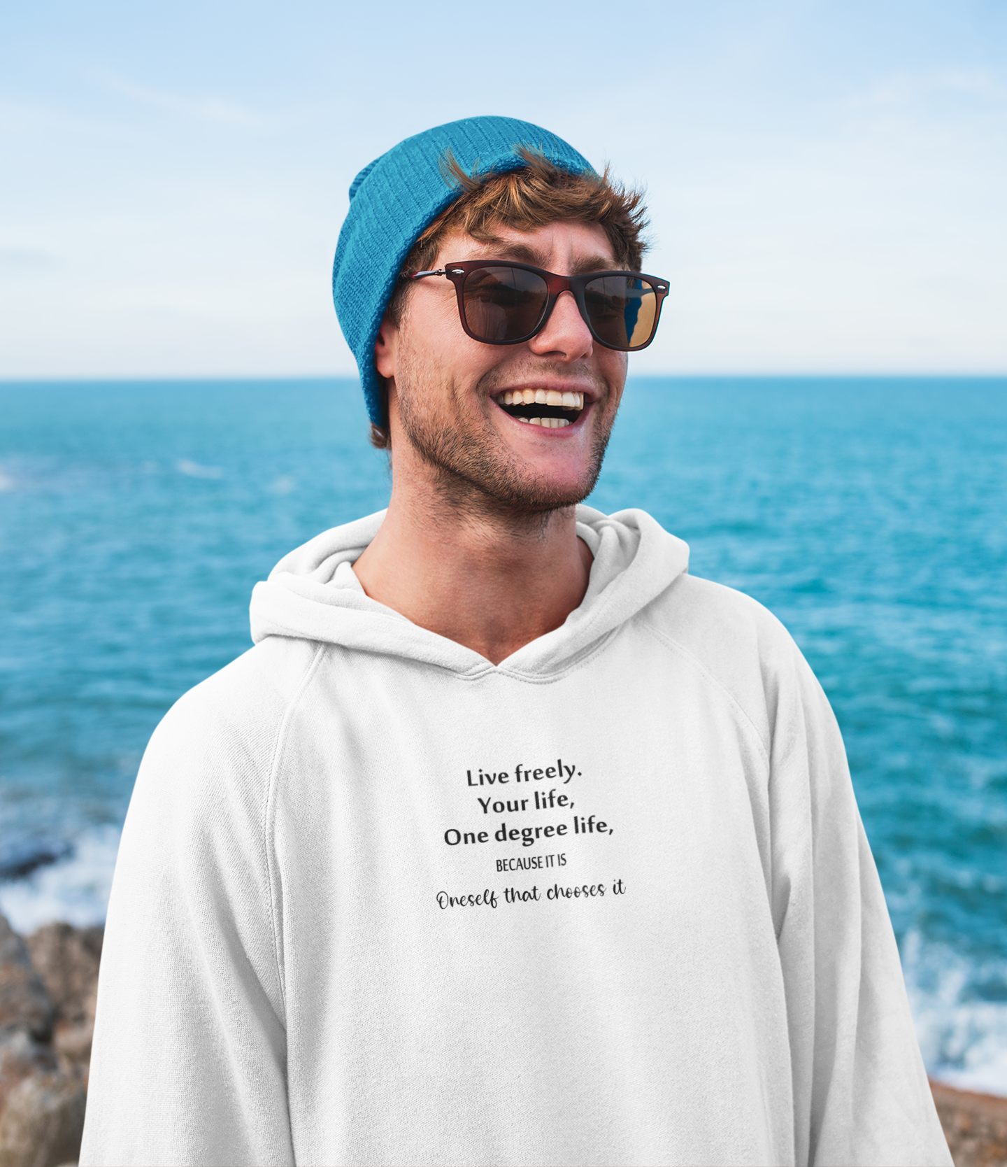 Live Freely Quotes Men Hoodies-FunkyTeesClub