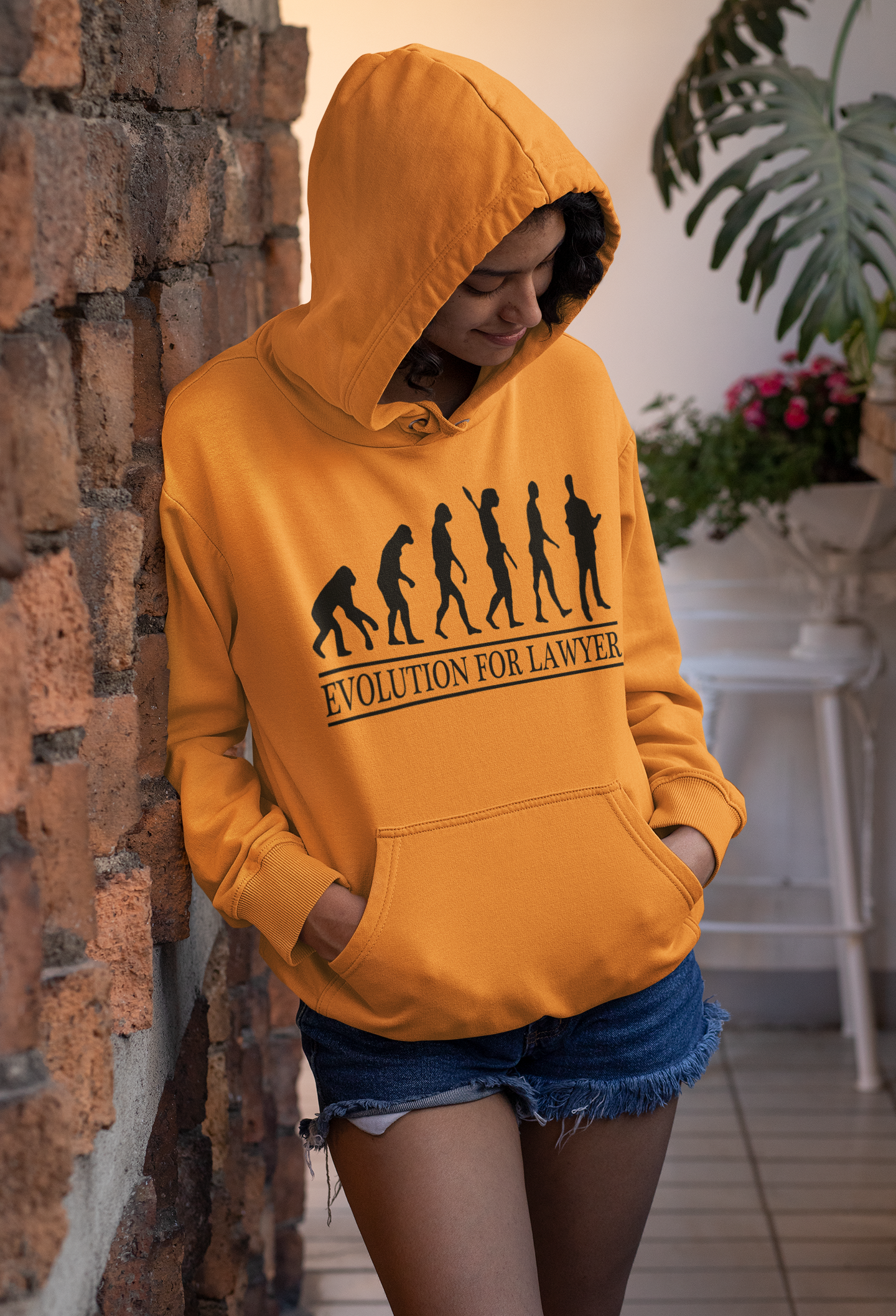 Lawyer Evolution Hoodies for Women-FunkyTeesClub