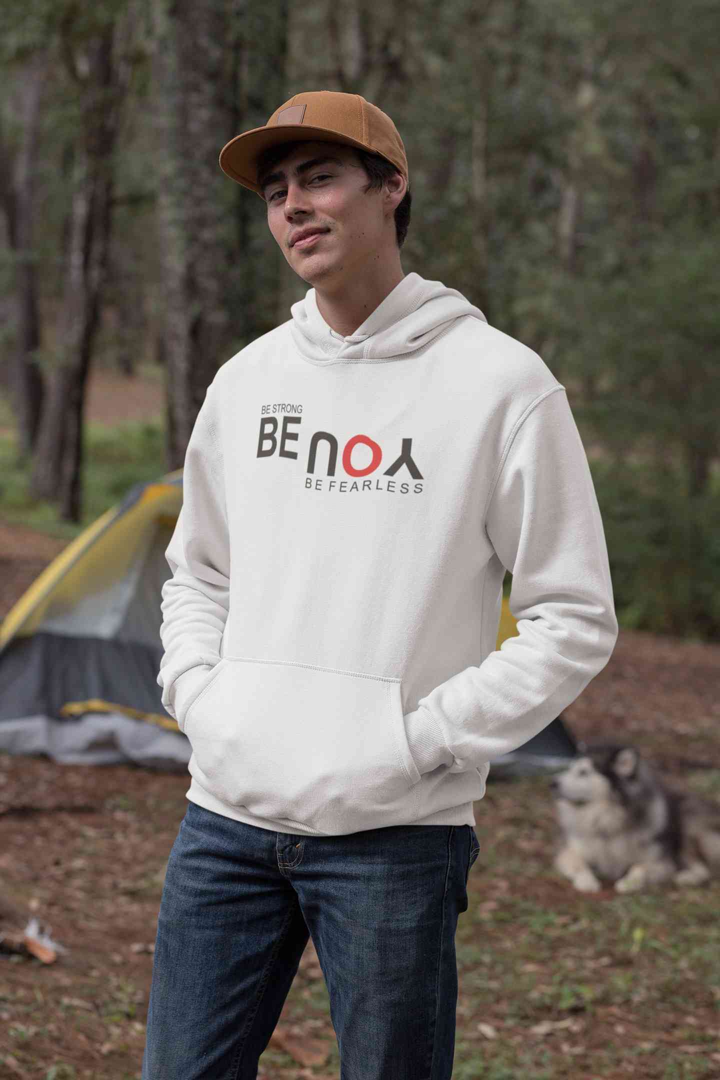 Be Fearless Be Strong Be You Men Hoodies-FunkyTeesClub