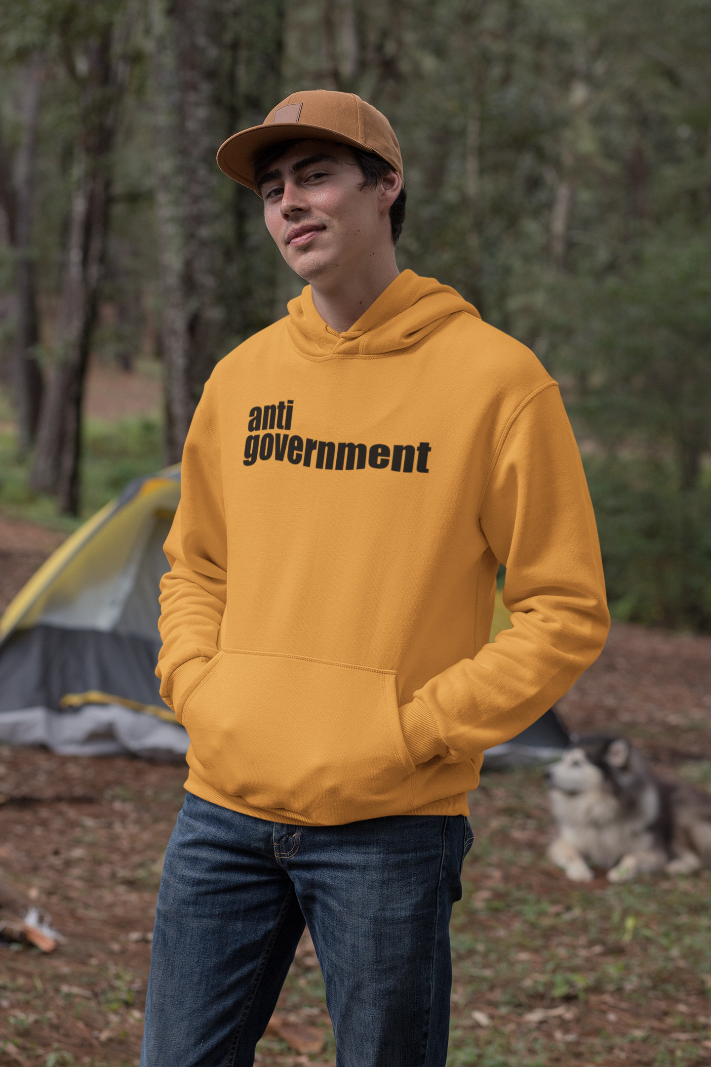 Government Anti-Government Men Hoodies-FunkyTeesClub