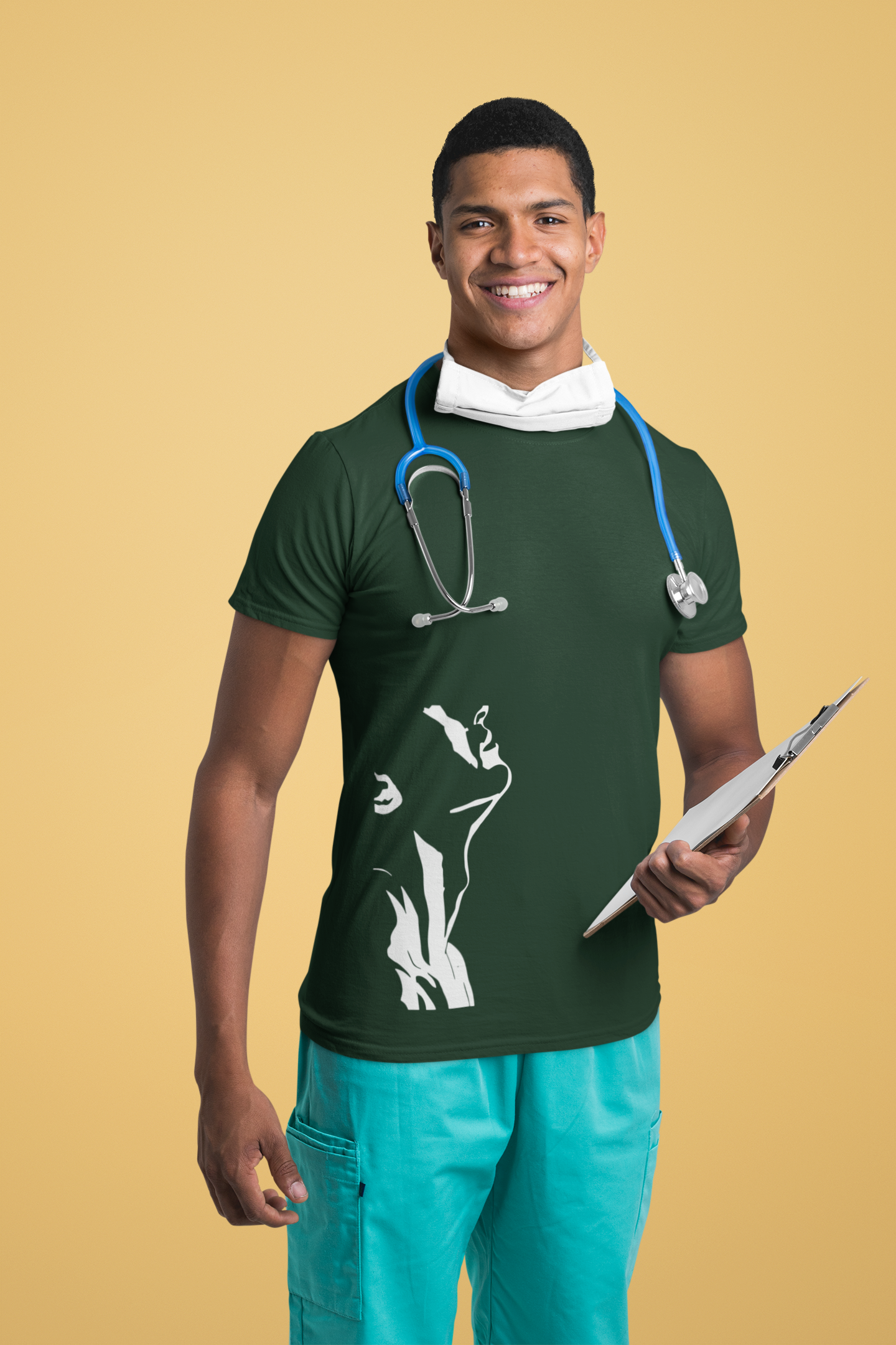 Stud Boy Mens Half Sleeves T-shirt- FunkyTeesClub