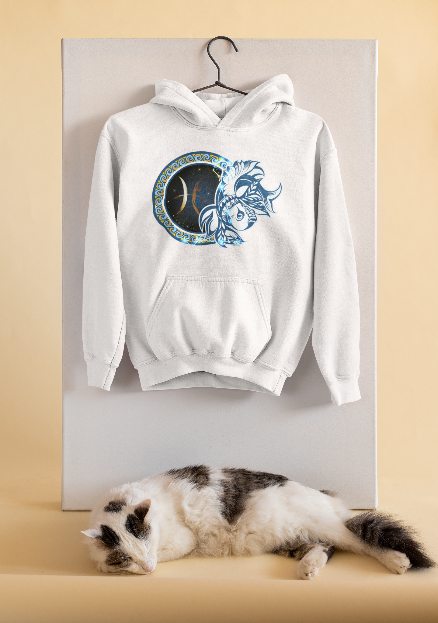 Pisces Zodiac Sign Hoodies for Women-FunkyTeesClub