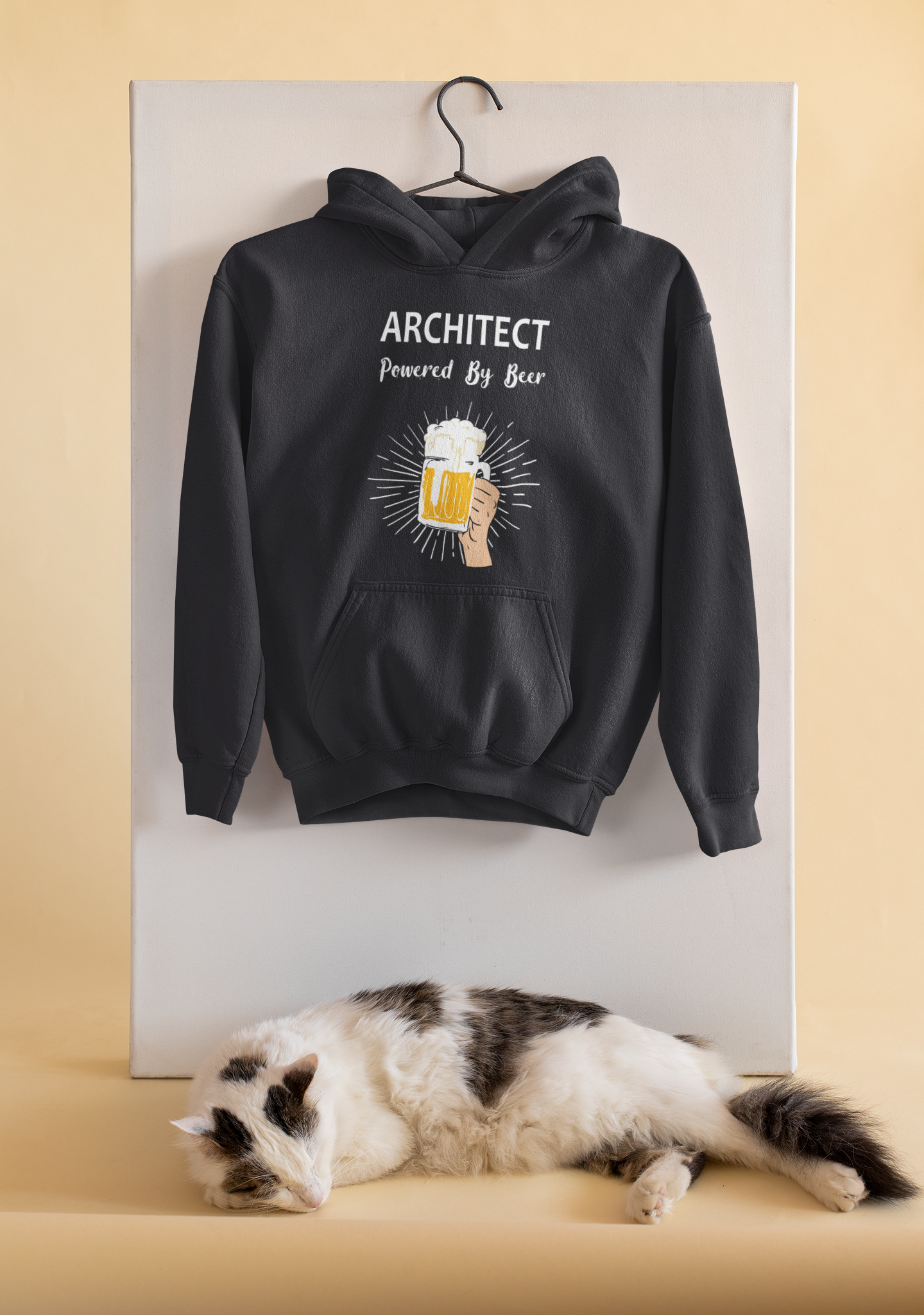 Beer Architect Profession Men Hoodies-FunkyTeesClub