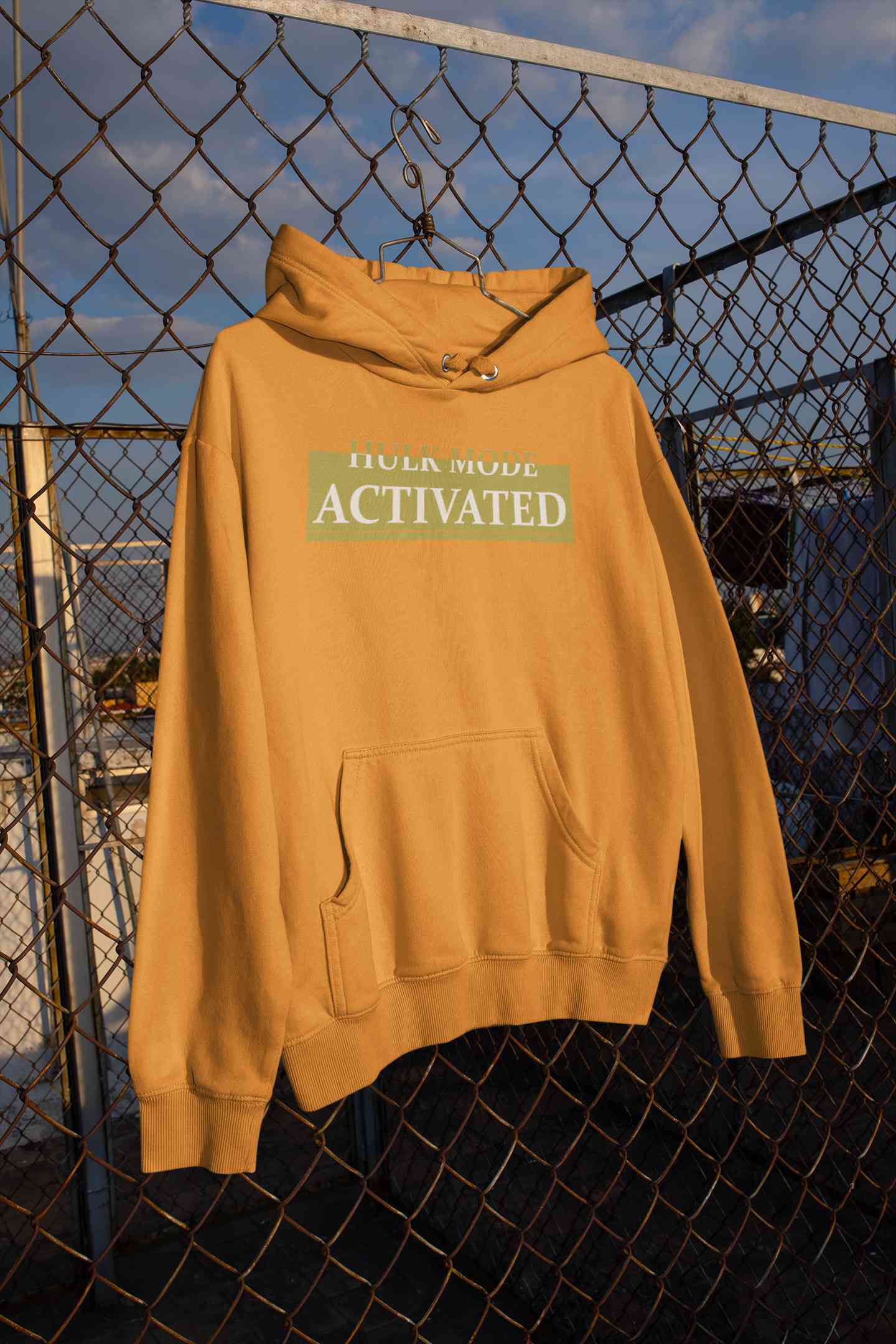 Hulk Mode Activated Typography Men Hoodies-FunkyTeesClub