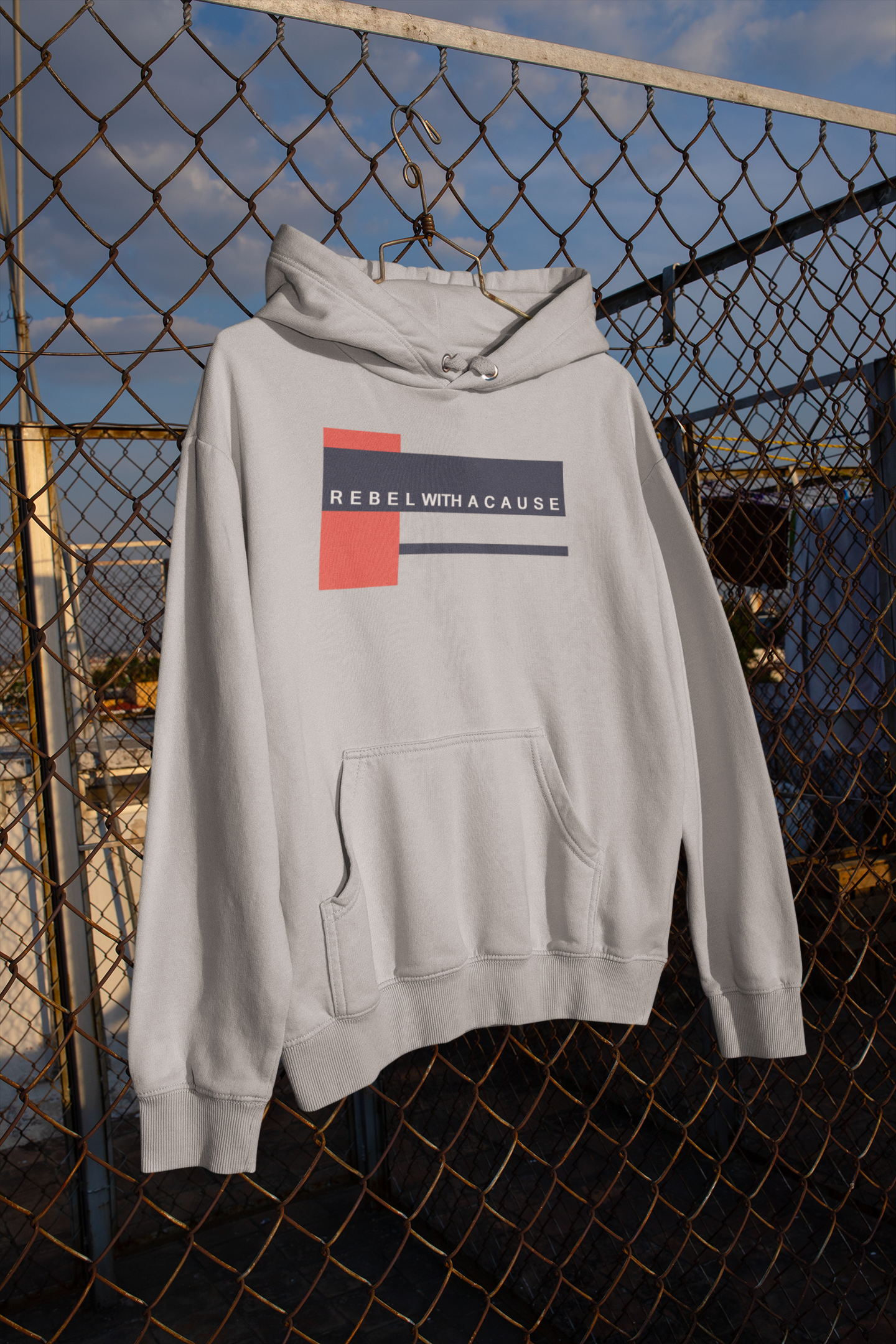 Rebel With A Cause Quotes Hoodies for Women-FunkyTeesClub