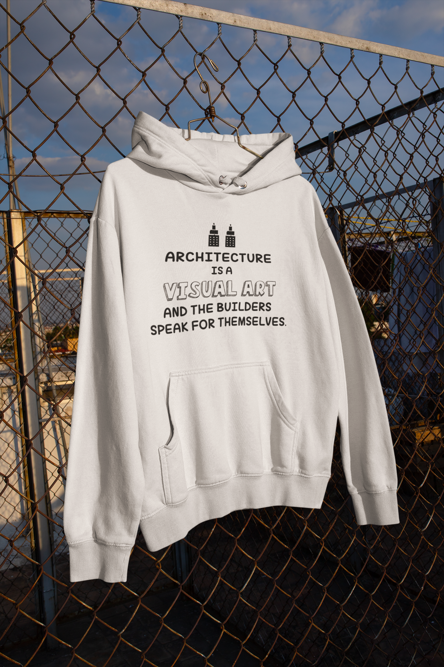 Architecture Visual Art Architect Profession Hoodies for Women-FunkyTeesClub