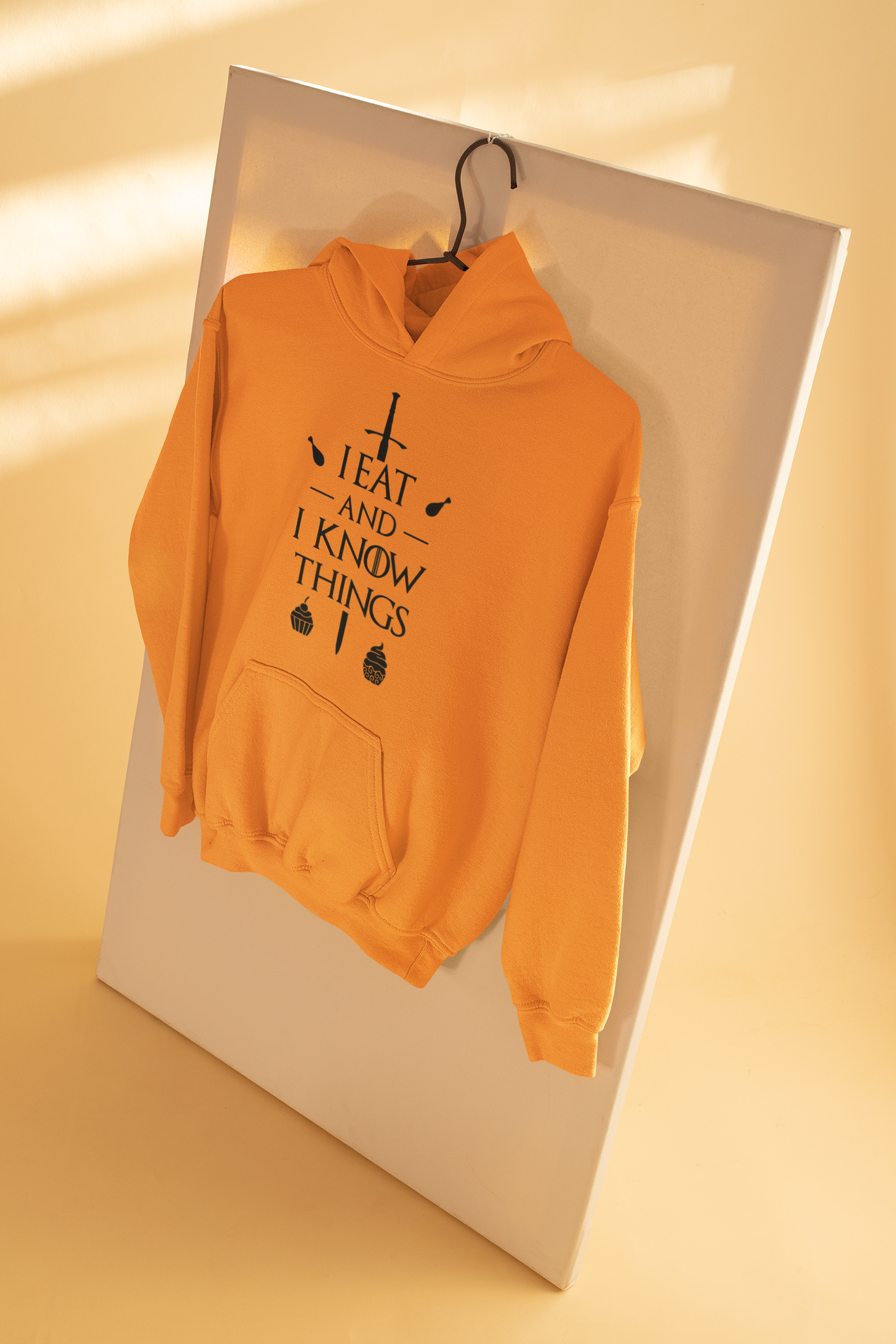 I Eat And I Know Things Funny Men Hoodies-FunkyTeesClub