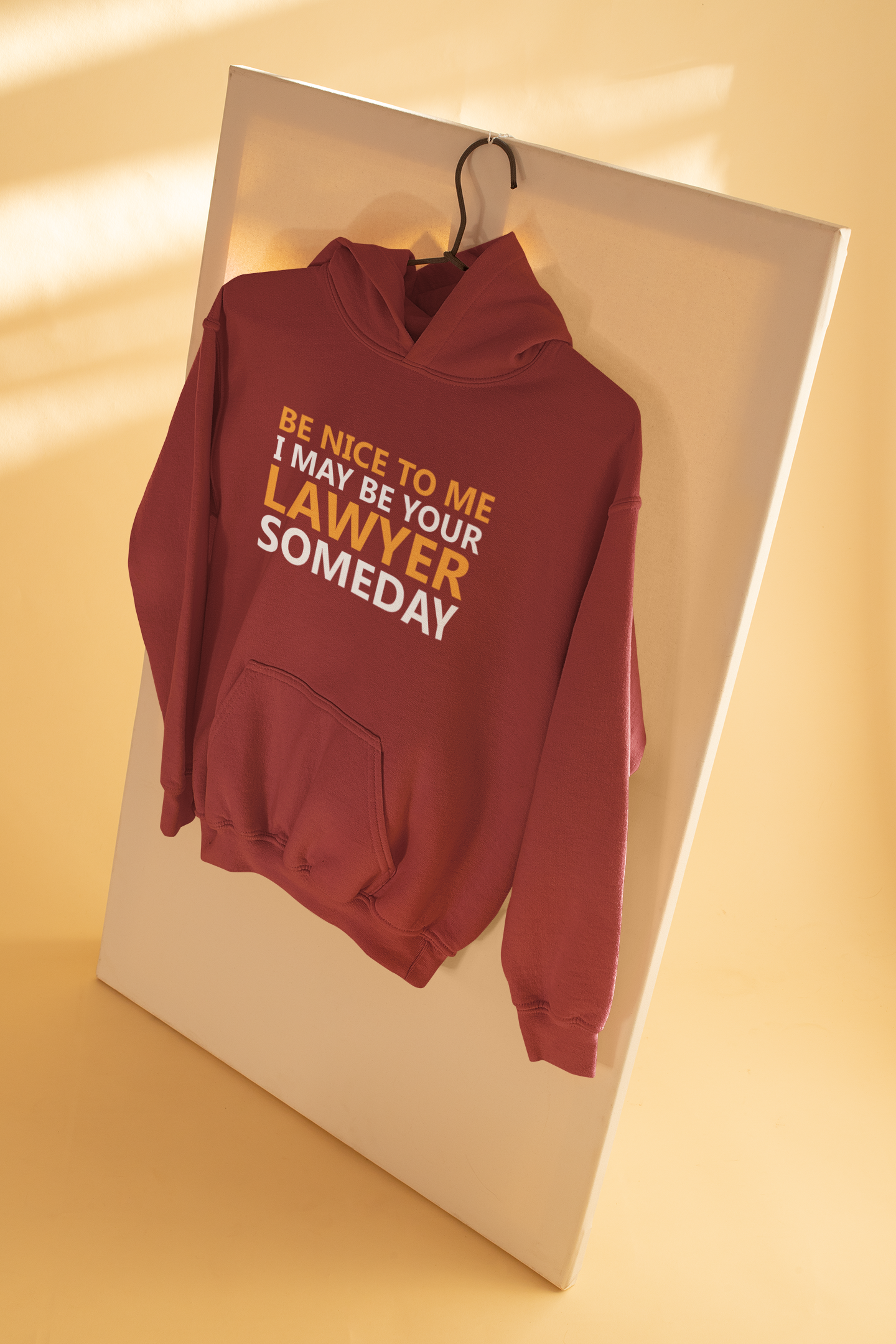 Be Nice To Me Lawyer Men Hoodies-FunkyTeesClub