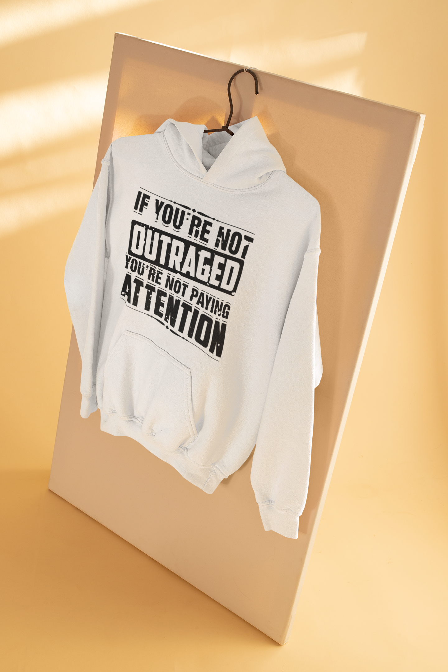 If You Are Not Outraged You Are Not Paying Attention Anti Government Hoodies for Women-FunkyTeesClub