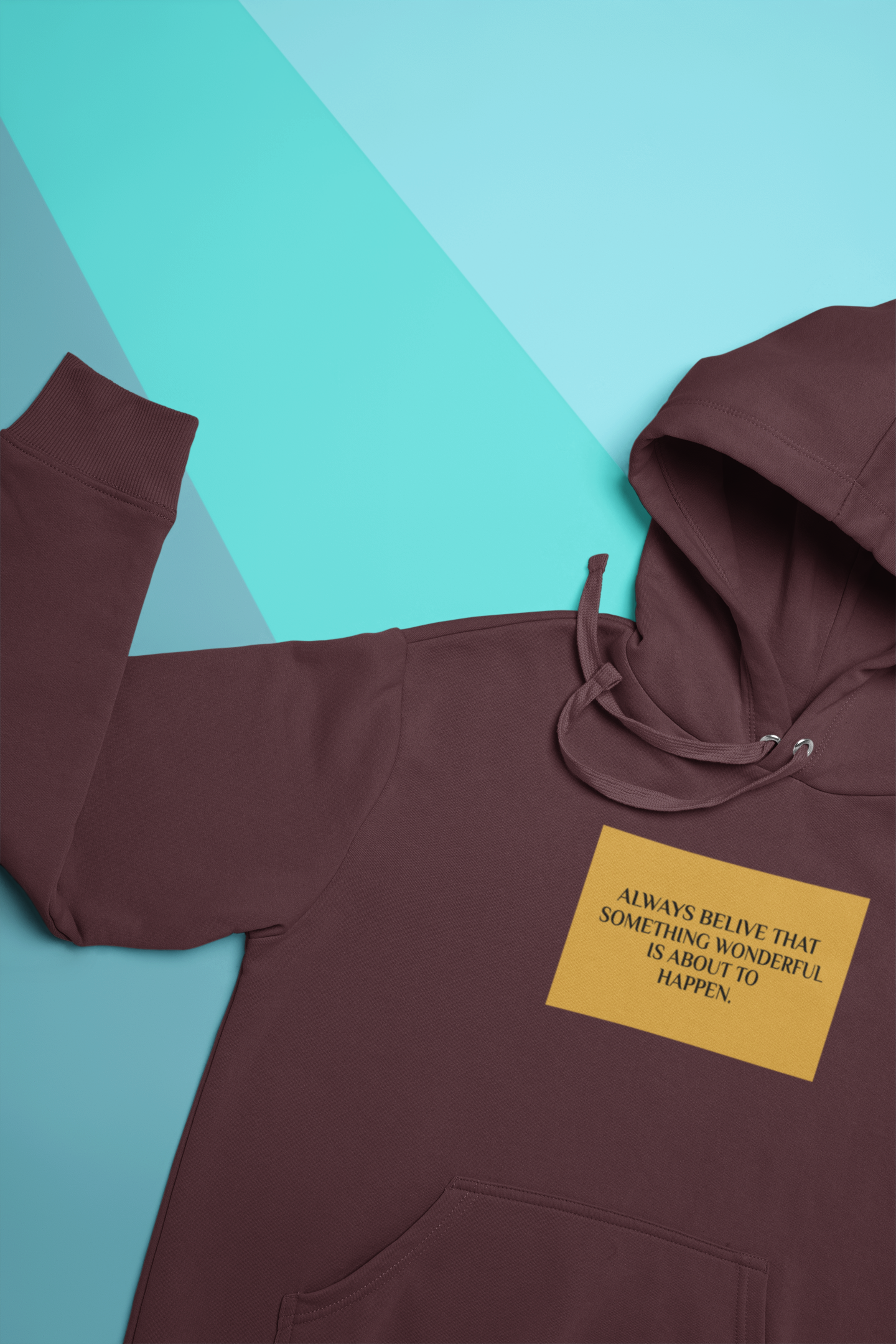Always Believe Quotes Hoodies for Women-FunkyTeesClub