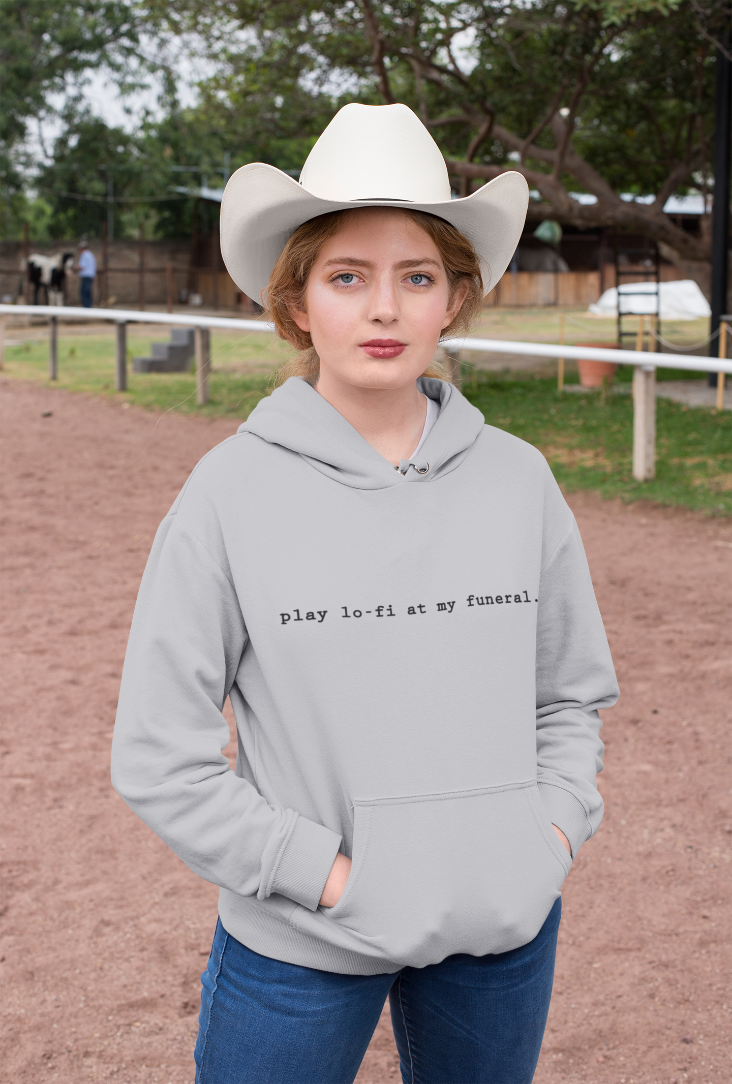 Play Lofi At My Funeral Hoodies for Women-FunkyTeesClub