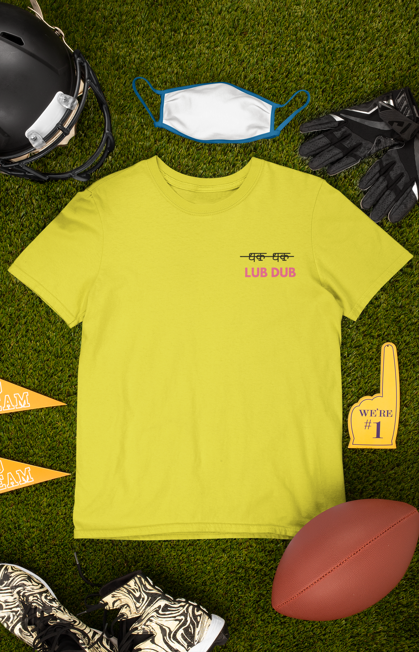 Its Lub Dub Mens Half Sleeves T-shirt- FunkyTeesClub