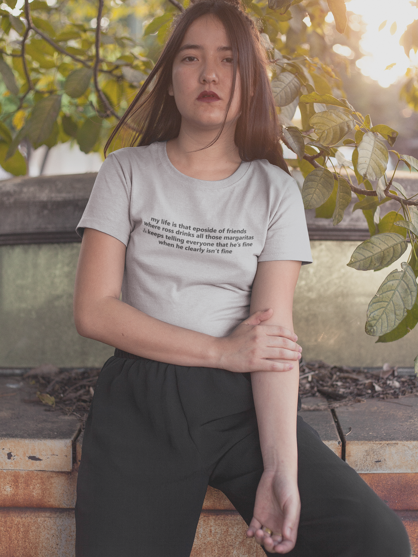 My Life Is That Eposide of Friends Women Half Sleeves T-shirt- FunkyTeesClub