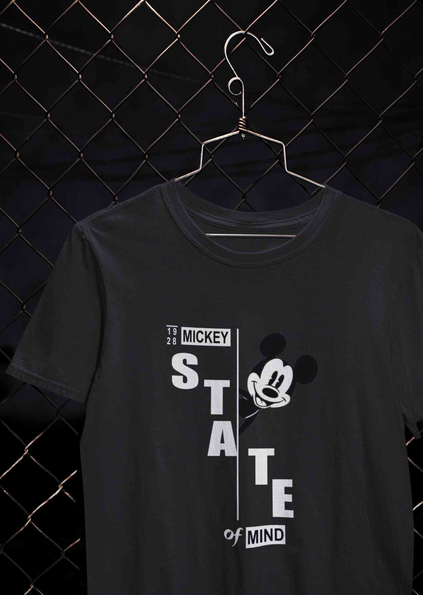 State Of Mind Mens Half Sleeves T-shirt- FunkyTeesClub