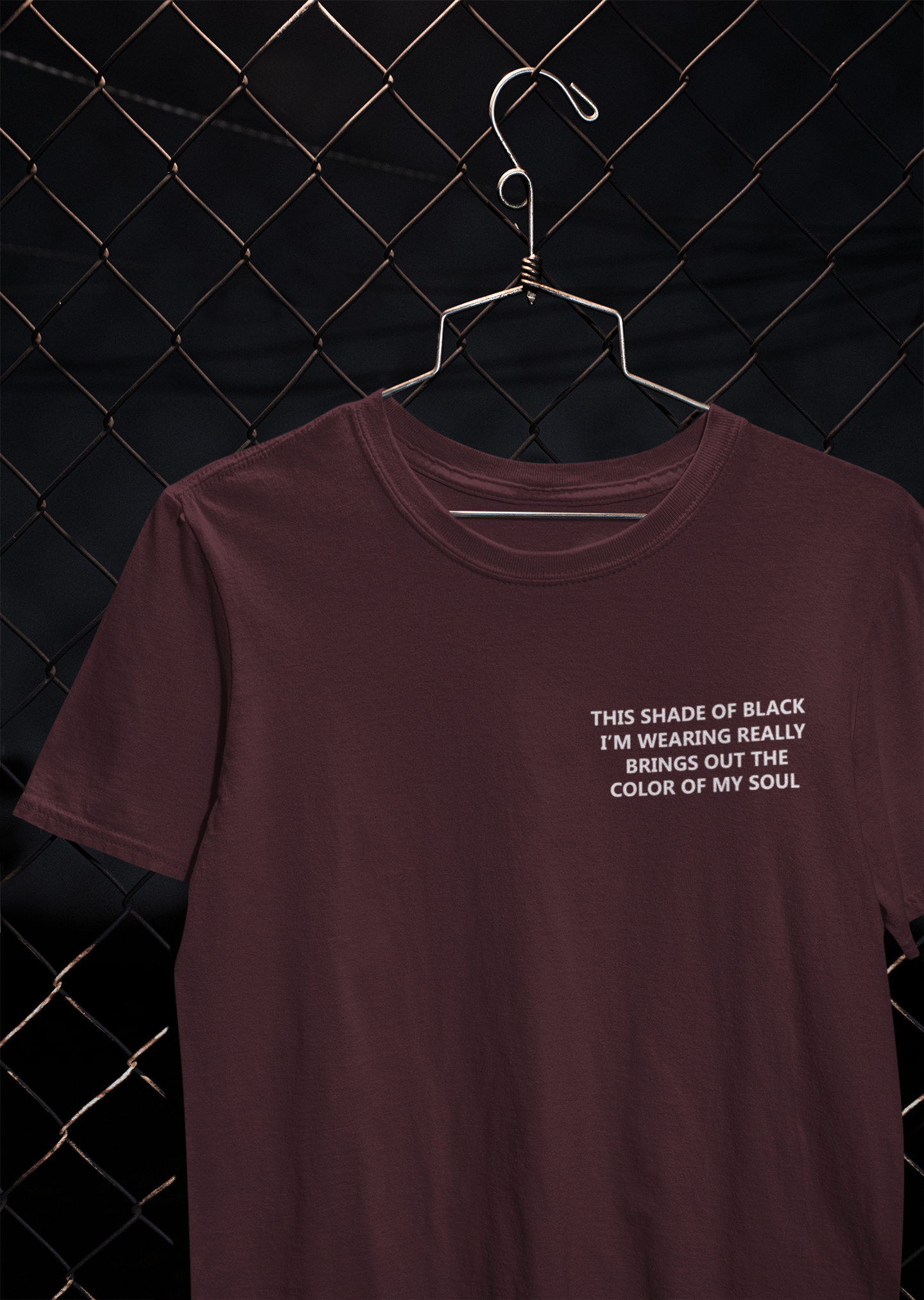 This Shade Of Black I Am Wearing Mens Half Sleeves T-shirt- FunkyTeesClub