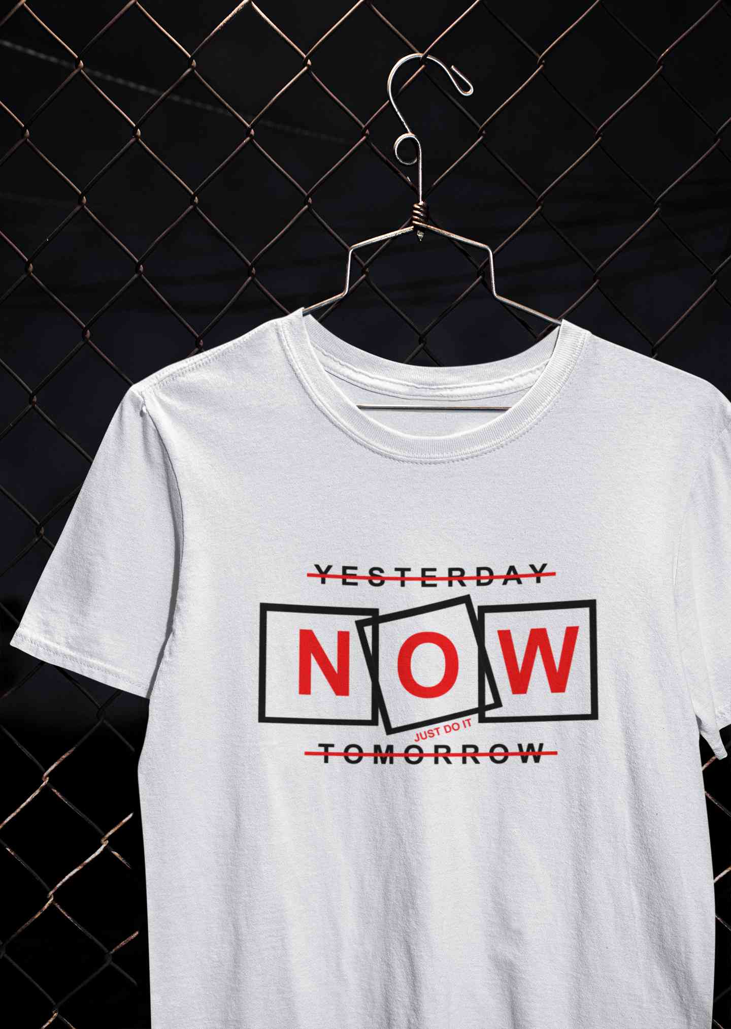 Just Do It Mens Half Sleeves T-shirt- FunkyTeesClub