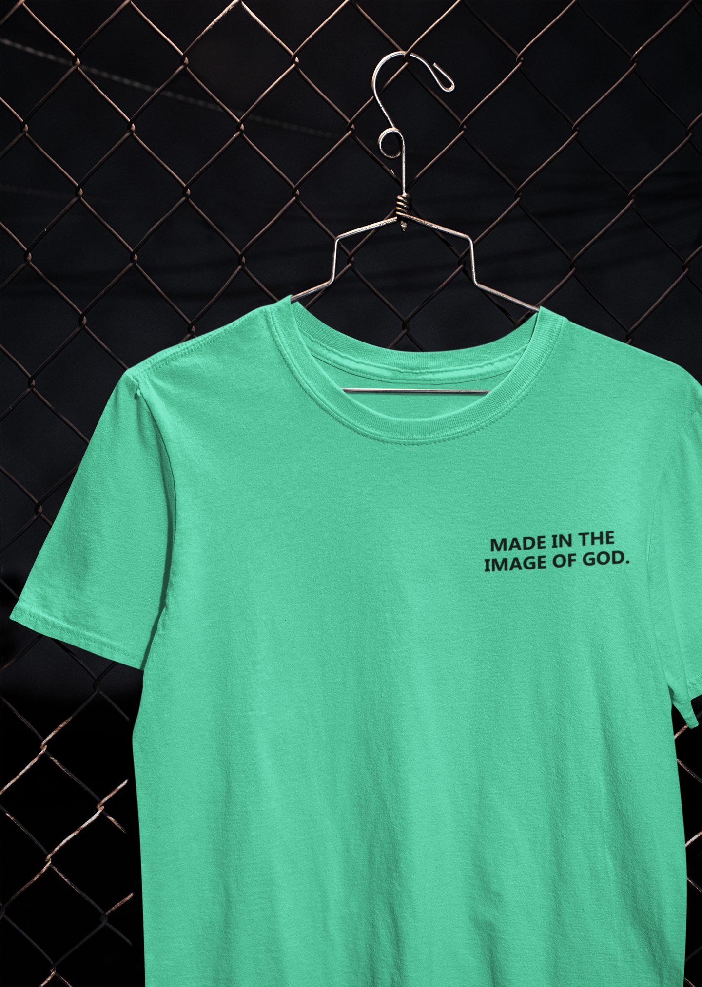 Made In The Image Of God Women Half Sleeves T-shirt- FunkyTeesClub