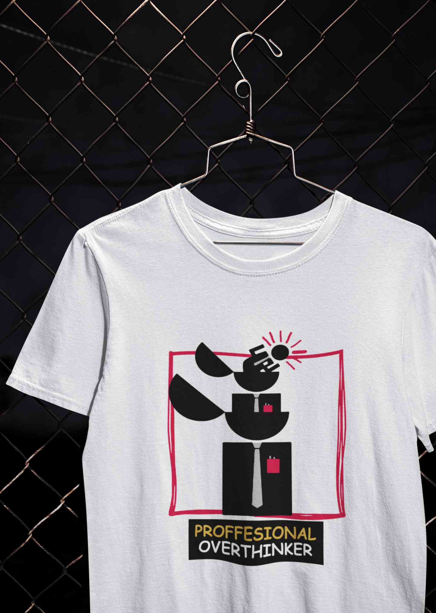 Professional Overthinker Women Half Sleeves T-shirt- FunkyTeesClub