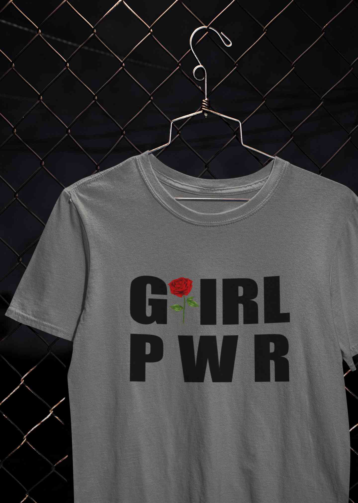 Girl Power Women Half Sleeves T-shirt- FunkyTeesClub