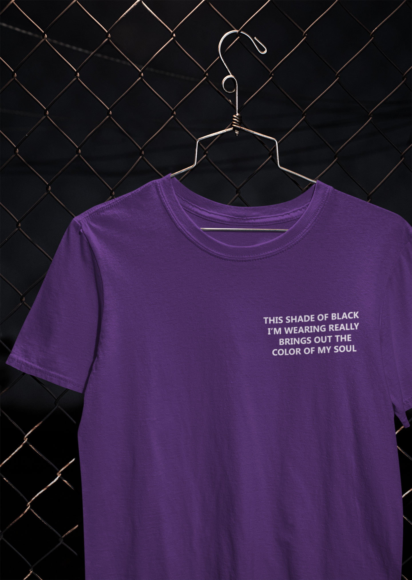 This Shade Of Black I Am Wearing Mens Half Sleeves T-shirt- FunkyTeesClub