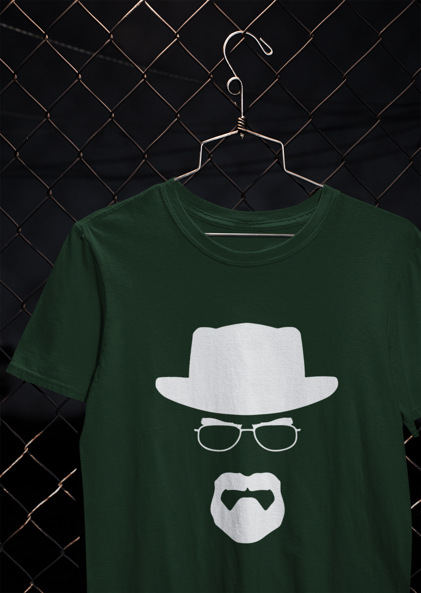 Heisenberg Breaking Bad Web Series Mens Half Sleeves T-shirt- FunkyTeesClub