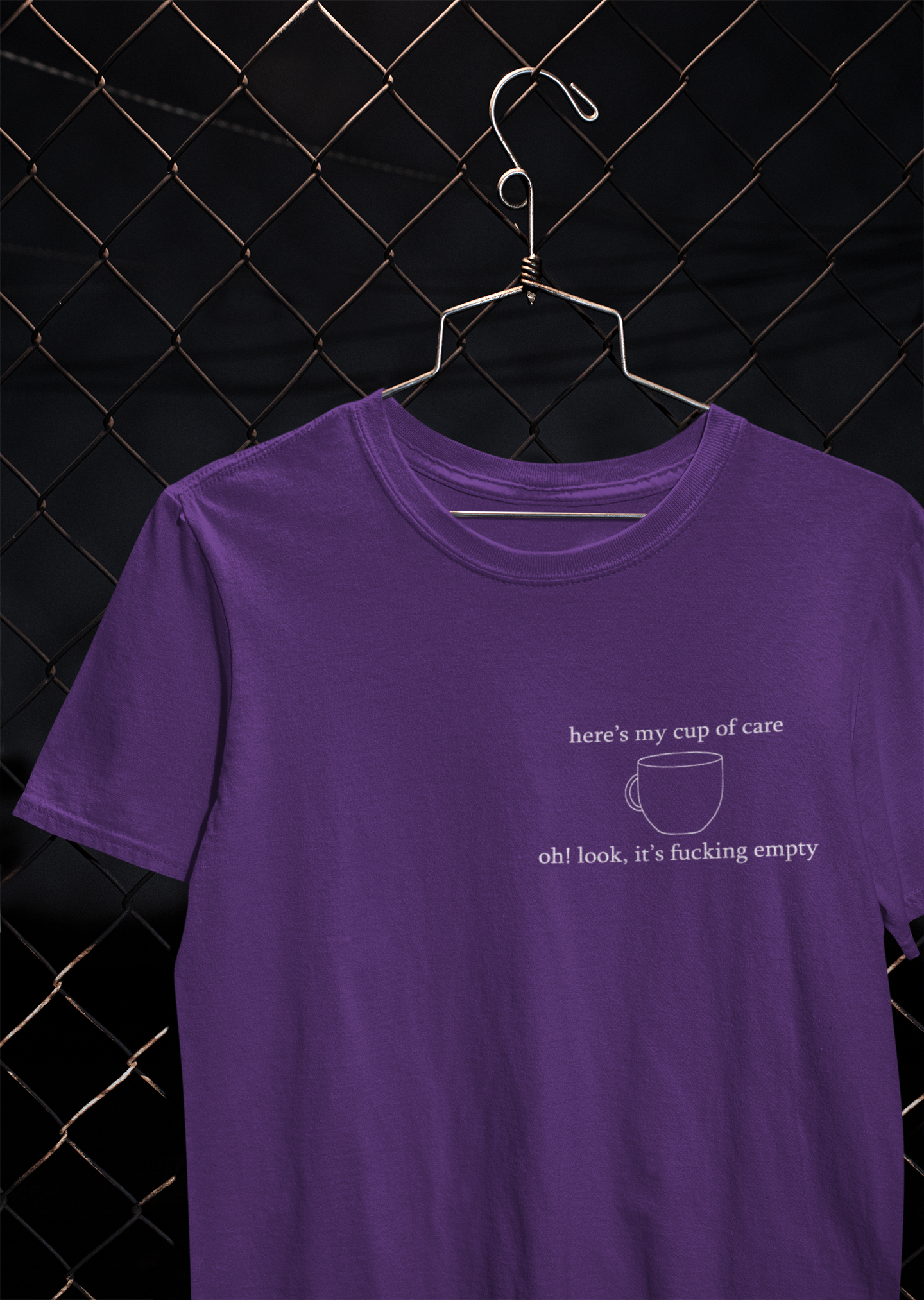 Here Is My Cup Of Care Women Half Sleeves T-shirt- FunkyTeesClub