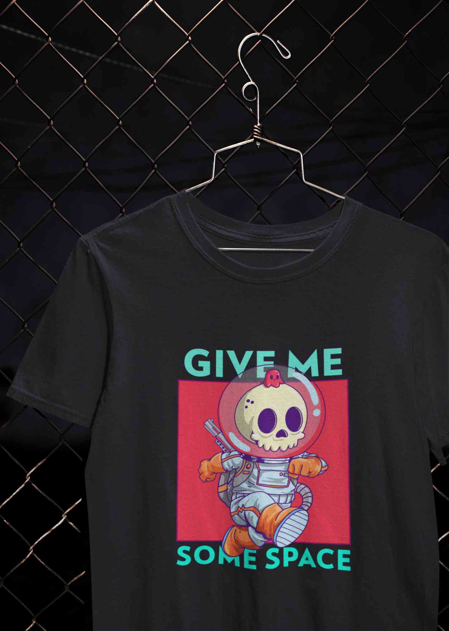 Give Me Some Space Women Half Sleeves T-shirt- FunkyTeesClub