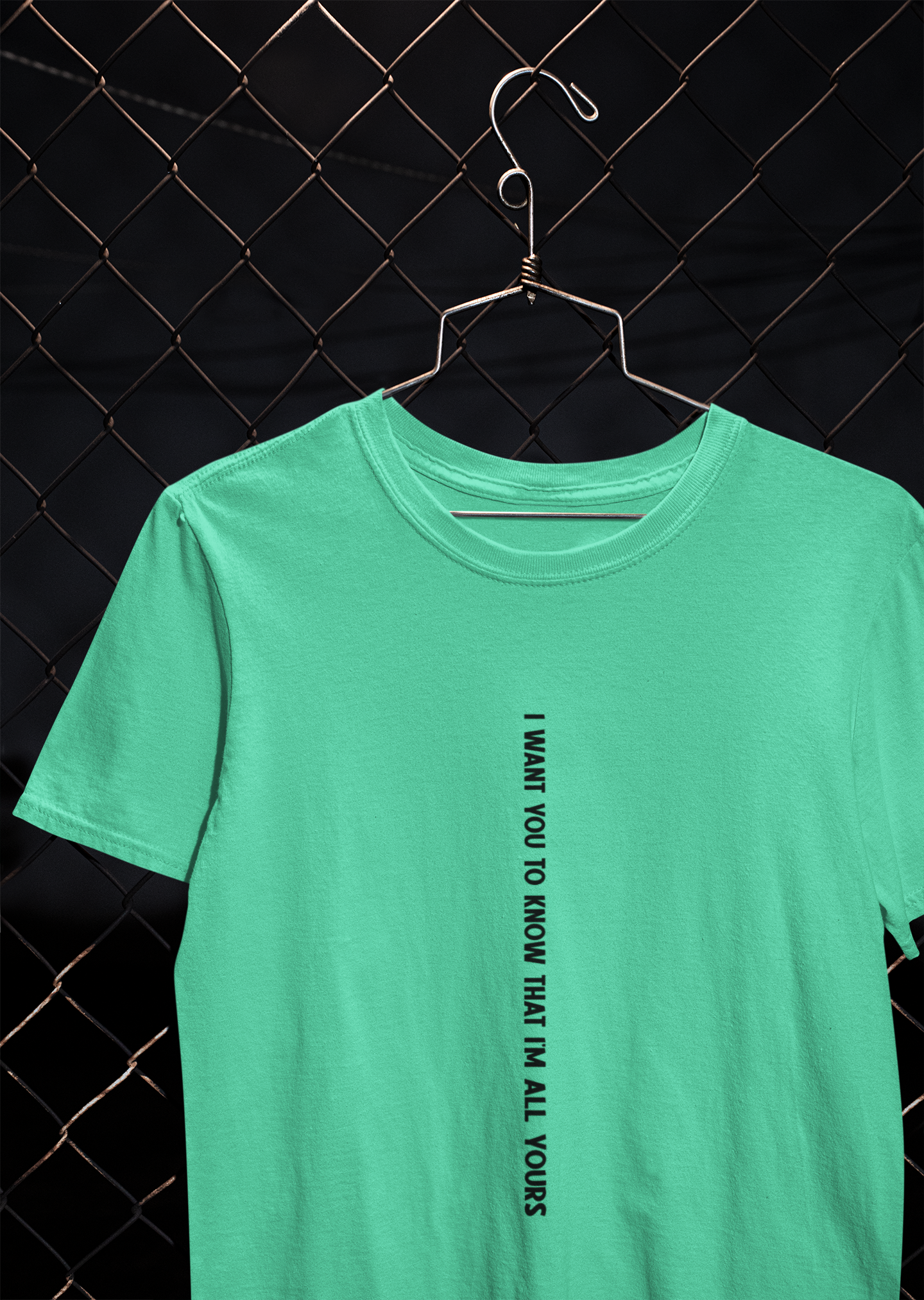 I Want You To Know That I Am All Yours Quotes Mens Half Sleeves T-shirt- FunkyTeesClub