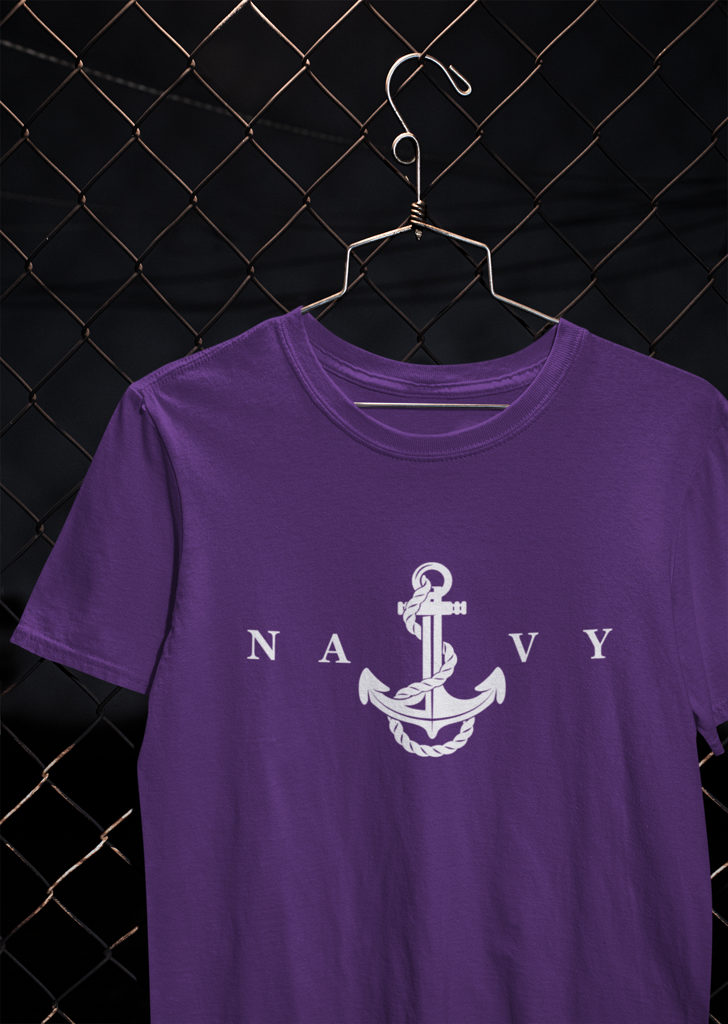Merchant Navy Mens Half Sleeves T-shirt- FunkyTeesClub