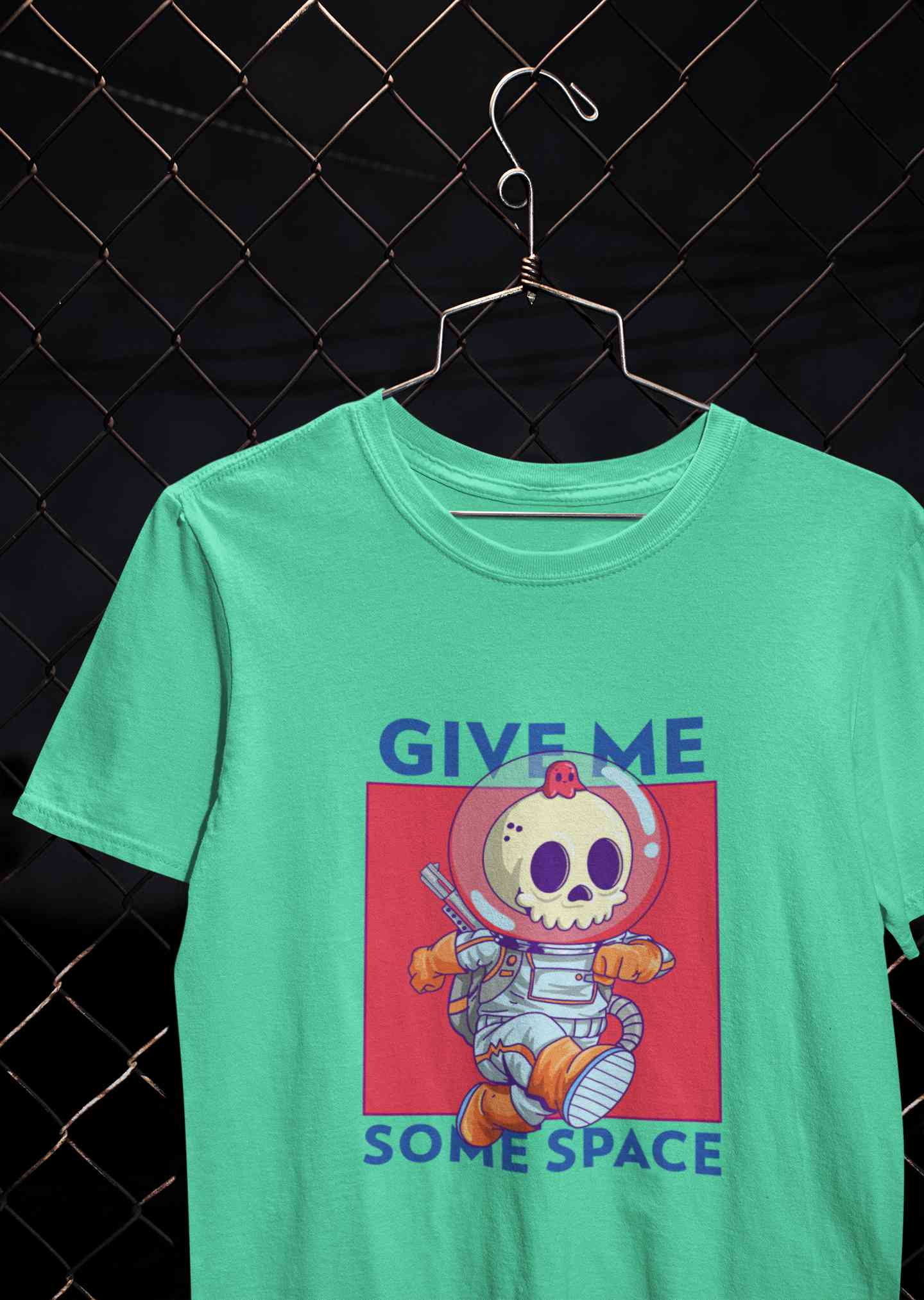 Give Me Some Space Women Half Sleeves T-shirt- FunkyTeesClub