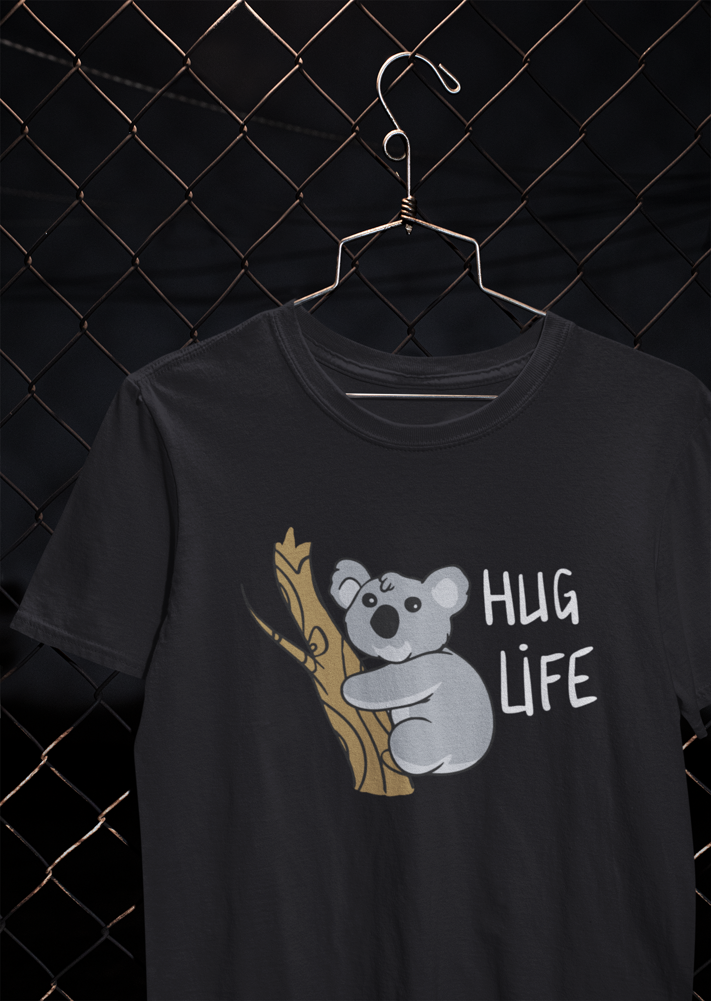 Hug Life Desi Mens Half Sleeves T-shirt- FunkyTeesClub