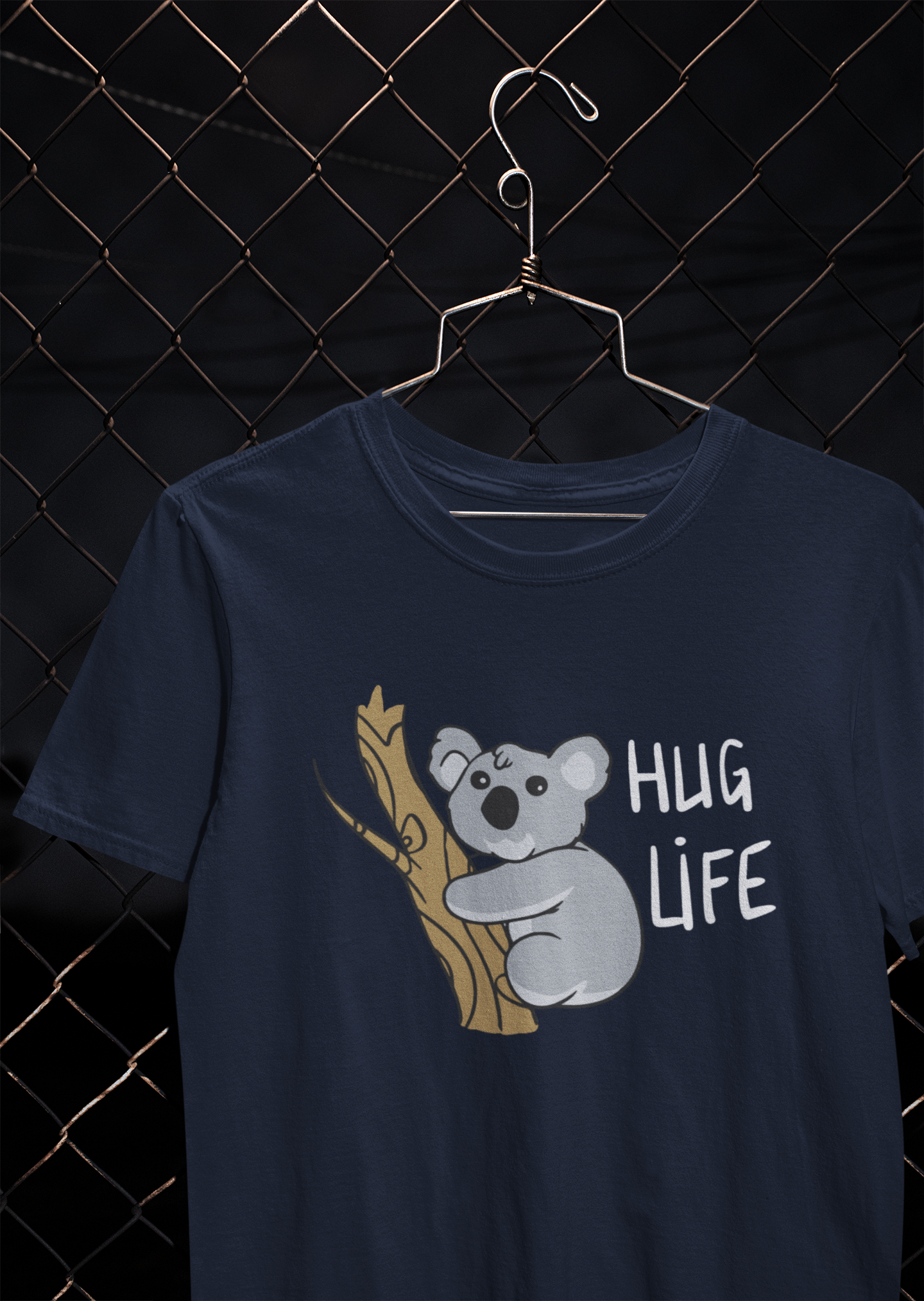 Hug Life Desi Mens Half Sleeves T-shirt- FunkyTeesClub