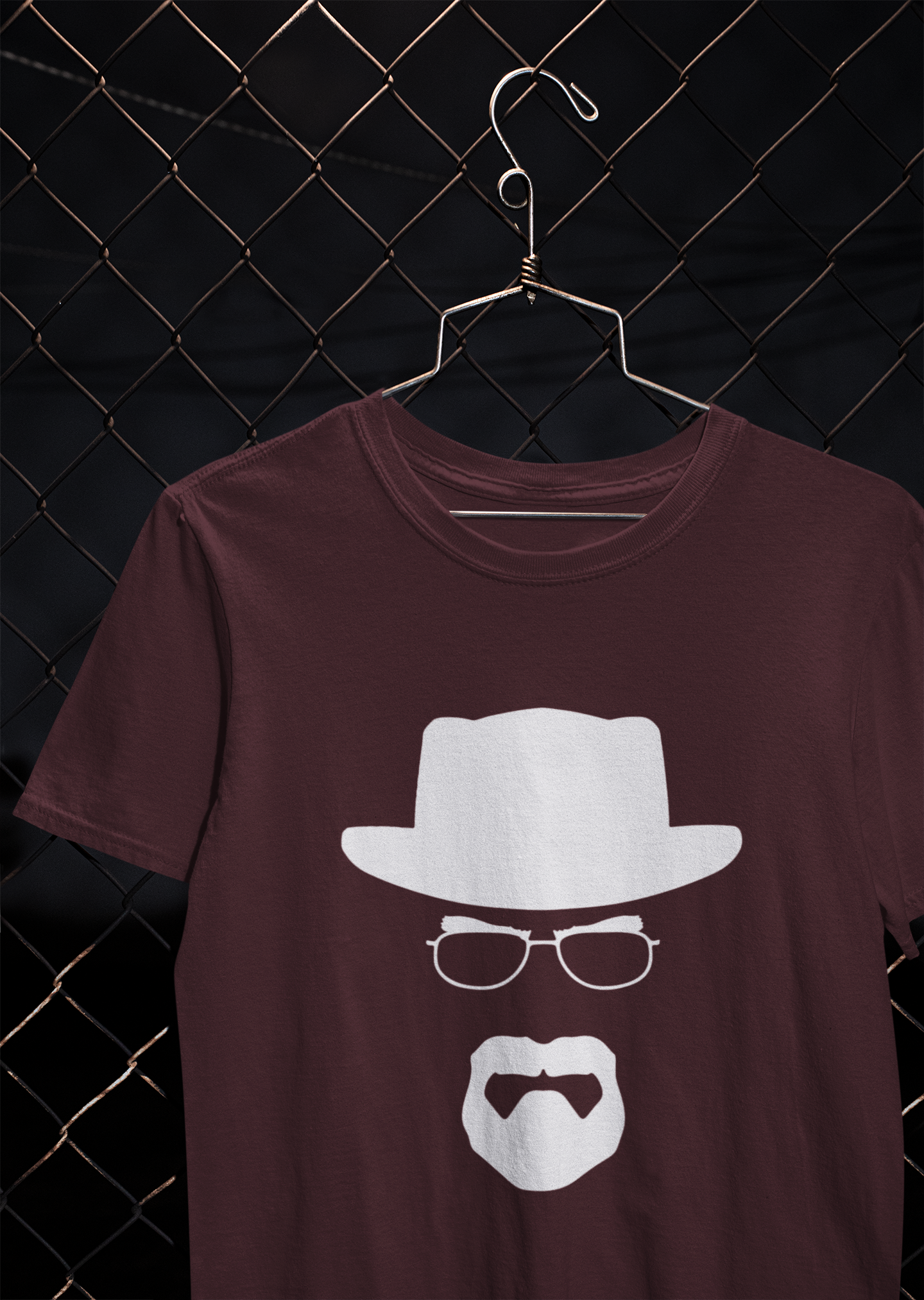 Heisenberg Breaking Bad Web Series Mens Half Sleeves T-shirt- FunkyTeesClub