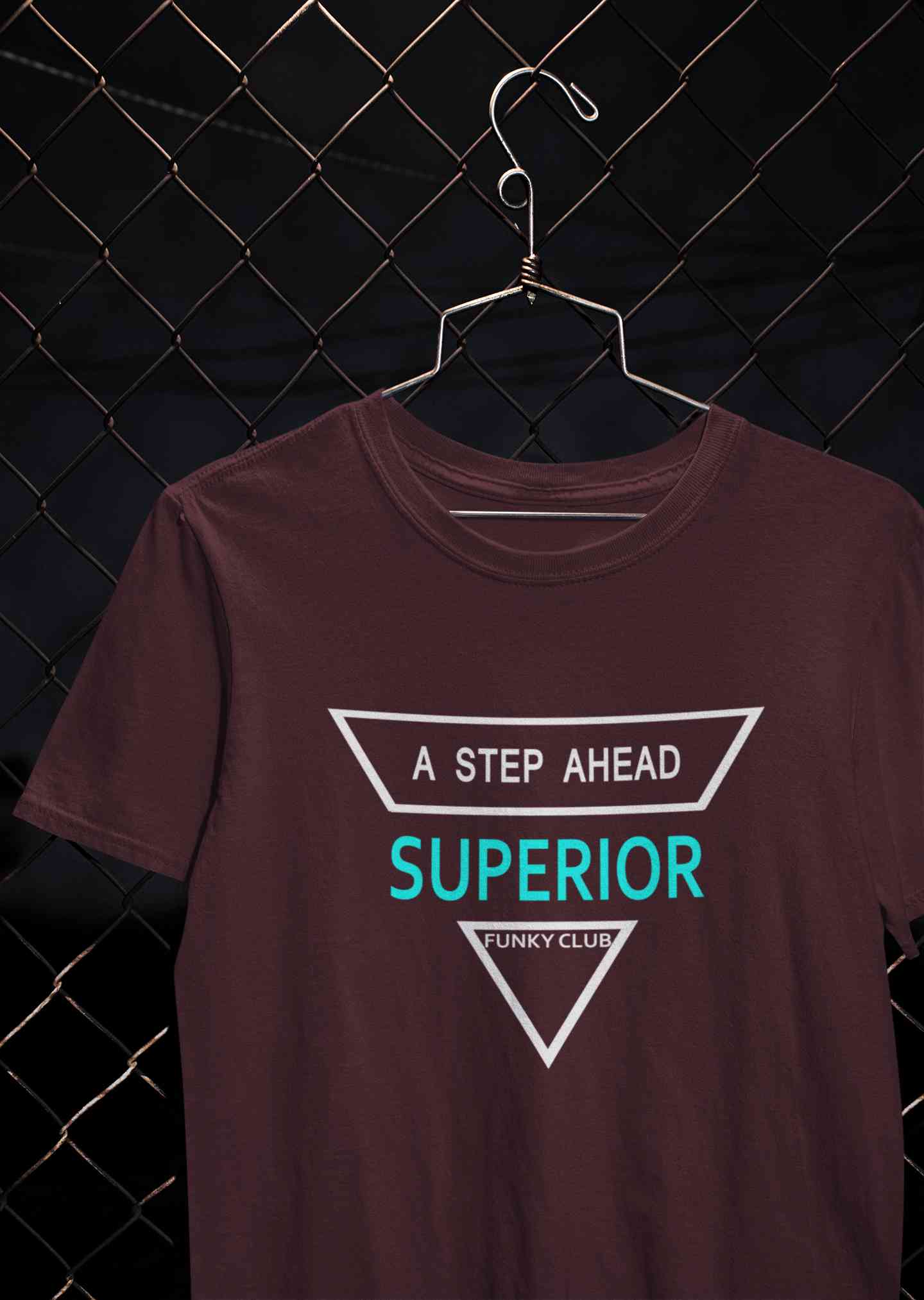 A Step Ahead Superior Mens Half Sleeves T-shirt- FunkyTeesClub