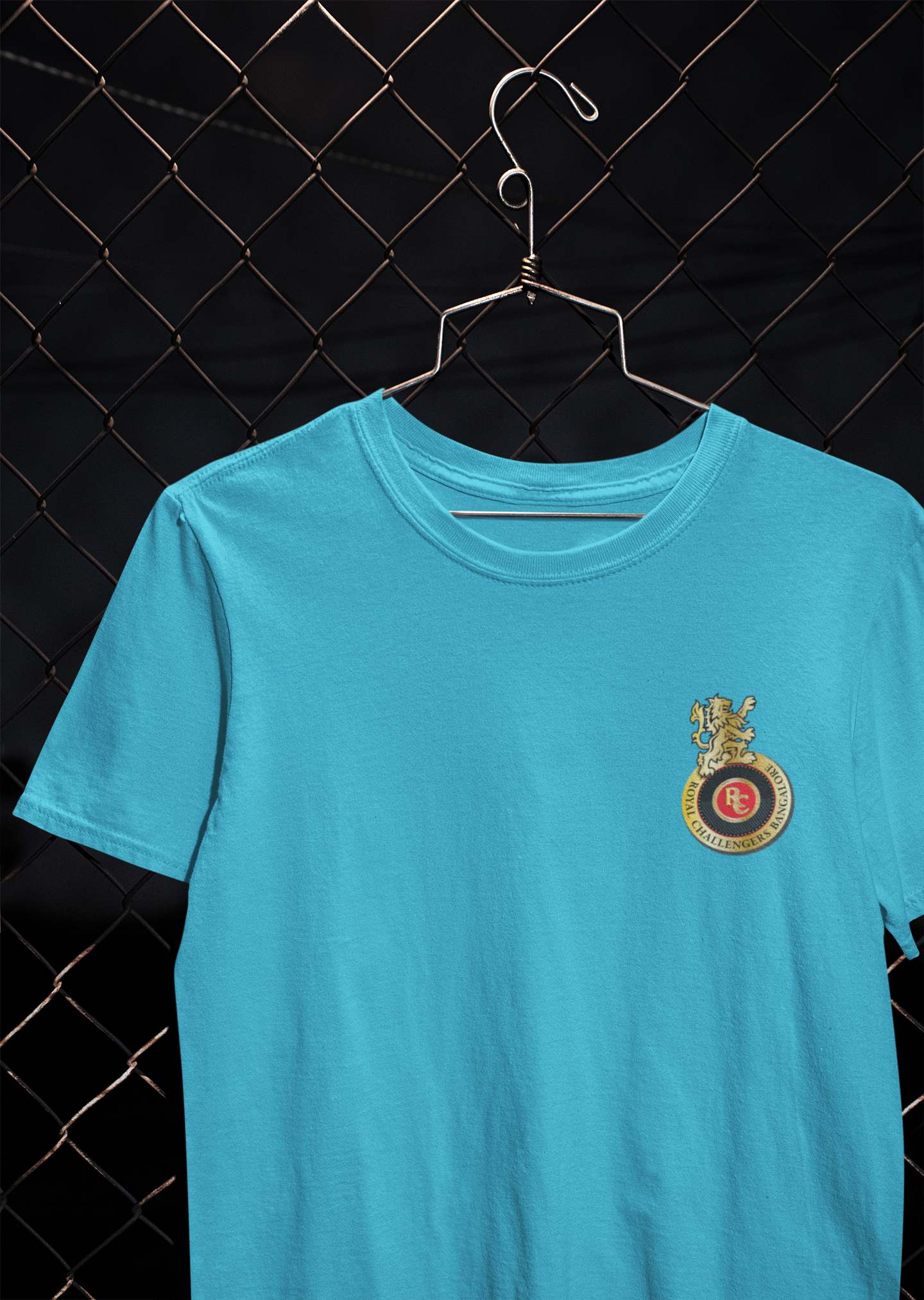Rcb Logo Side Pocket Women Half Sleeves T-shirt- FunkyTeesClub