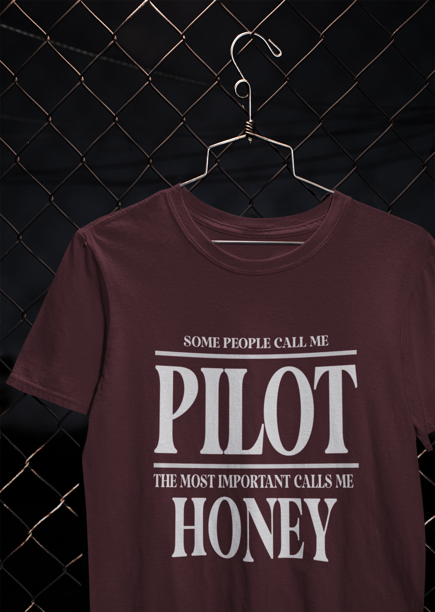 Some People Calls Me Pilot Mens Half Sleeves T-shirt- FunkyTeesClub