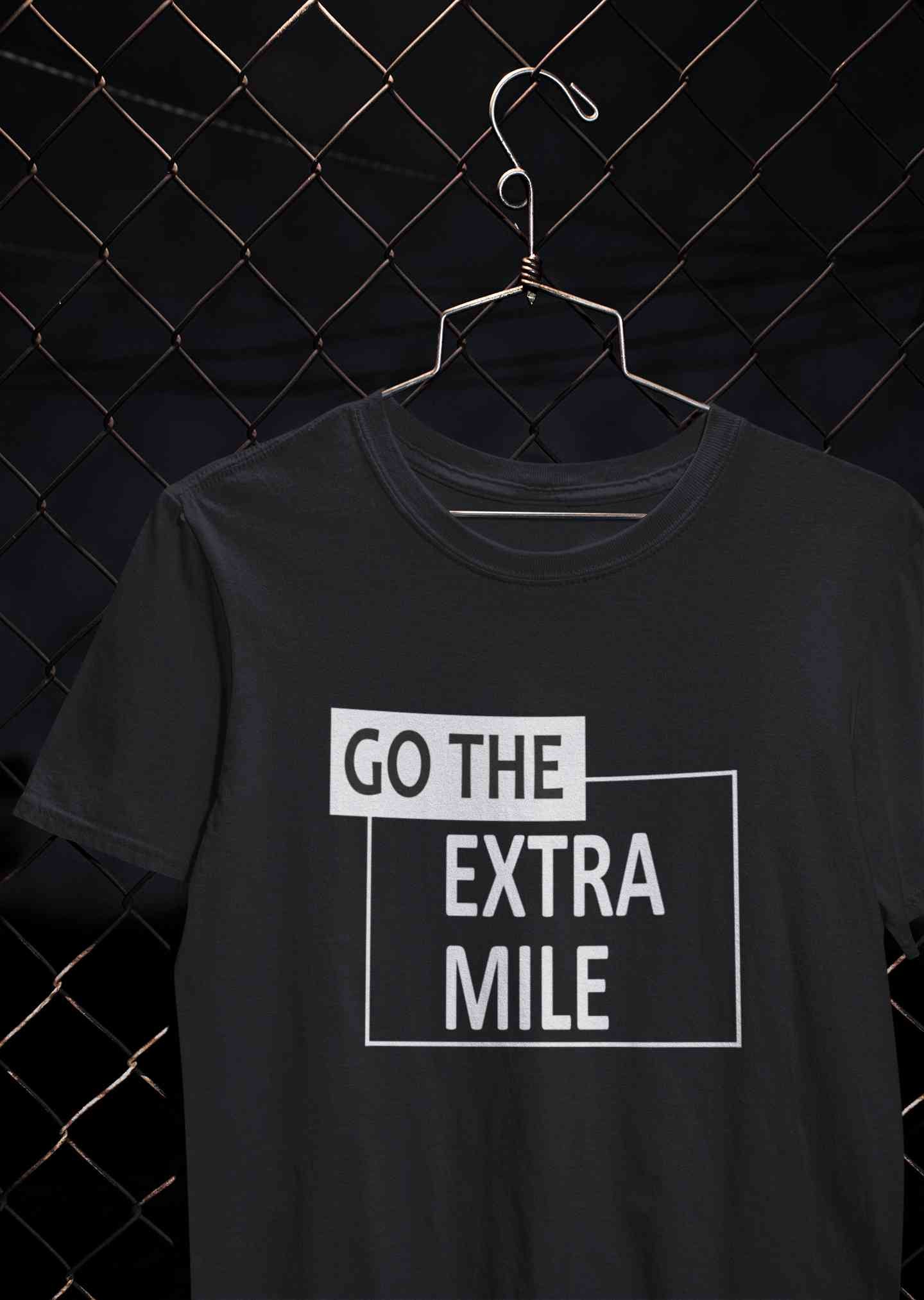 Go The Extra Mile Women Half Sleeves T-shirt- FunkyTeesClub