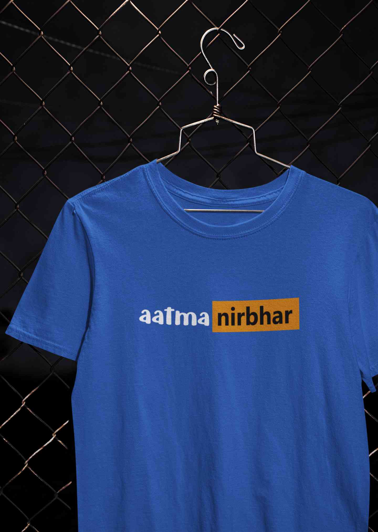 Aatmanirbhar Women Half Sleeves T-shirt- FunkyTeesClub