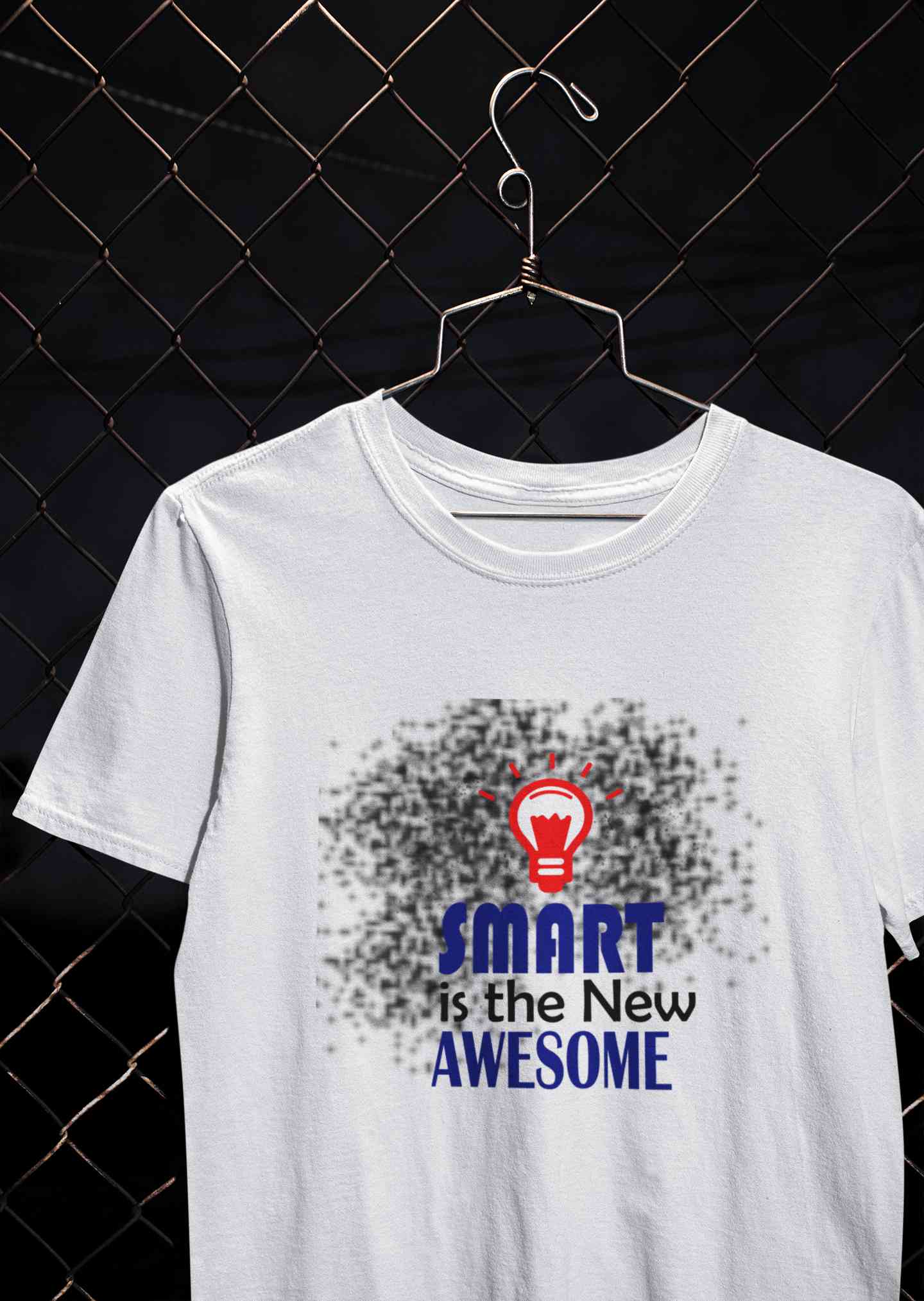 Smart Is Awesome Women Half Sleeves T-shirt- FunkyTeesClub