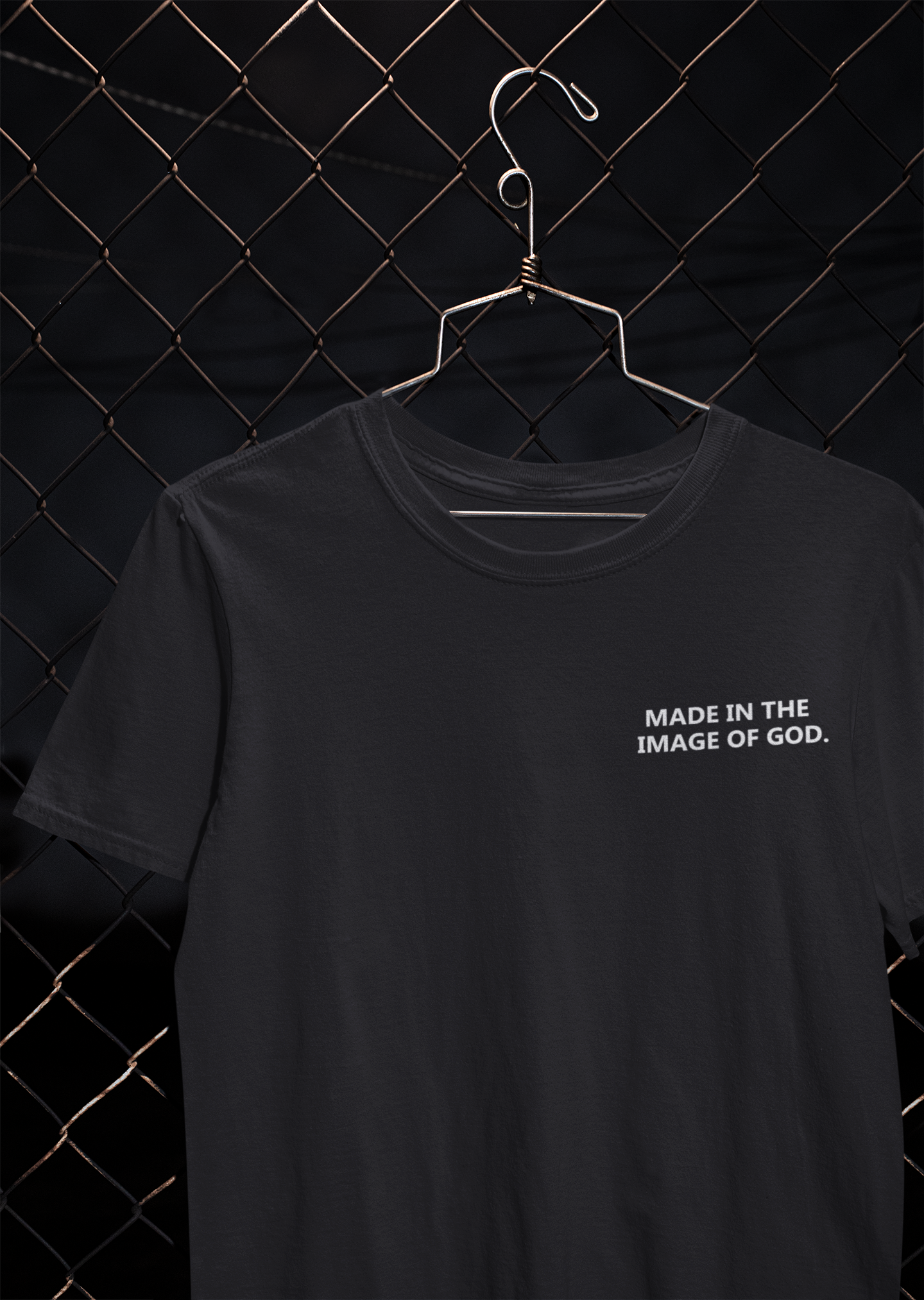 Made In The Image Of God Mens Half Sleeves T-shirt- FunkyTeesClub