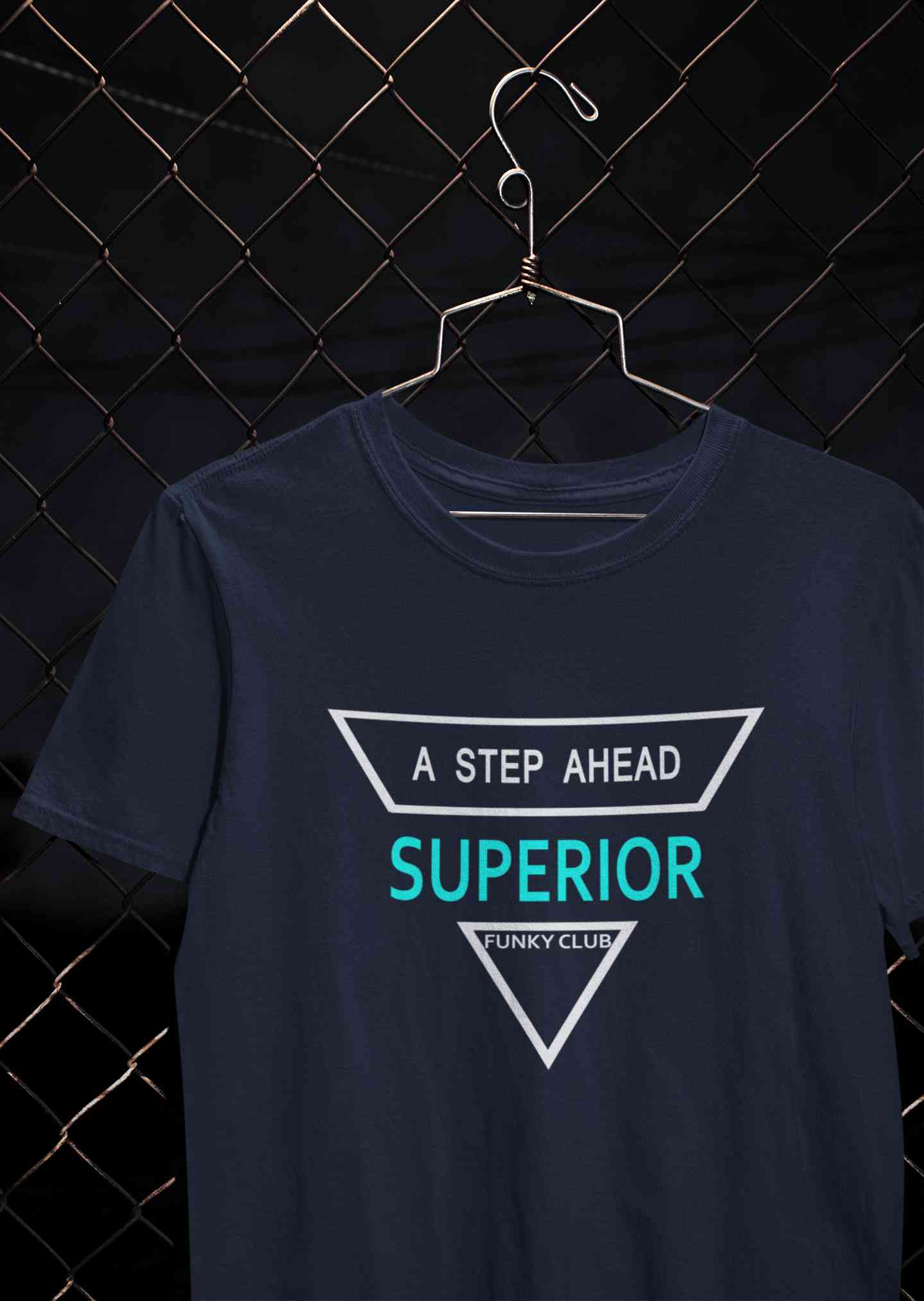 A Step Ahead Superior Mens Half Sleeves T-shirt- FunkyTeesClub