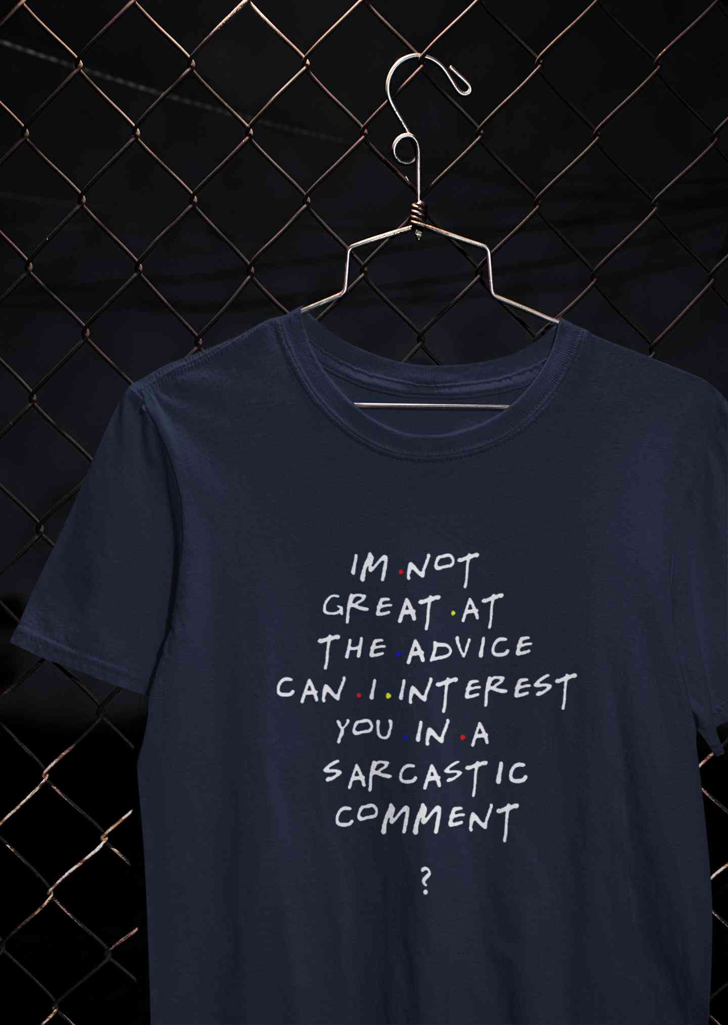 F.R.I.E.N.D.S Sarcastic Comment Chandler Women Half Sleeves T-shirt- FunkyTeesClub