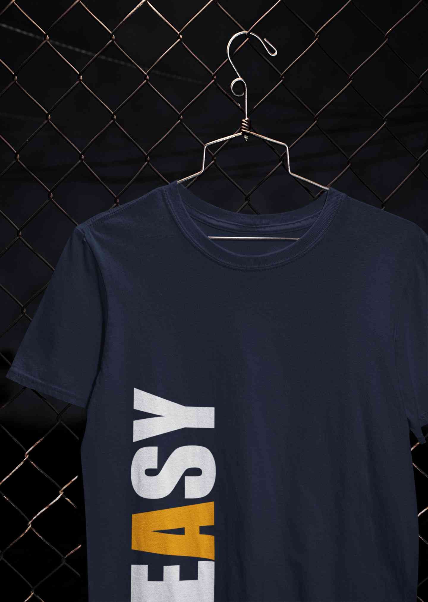 Easy Mens Half Sleeves T-shirt- FunkyTeesClub