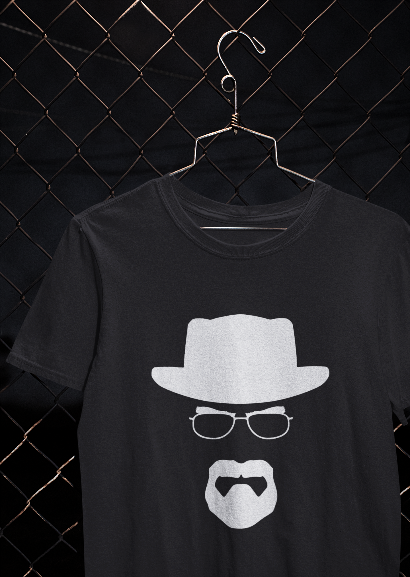 Heisenberg Breaking Bad Web Series Mens Half Sleeves T-shirt- FunkyTeesClub